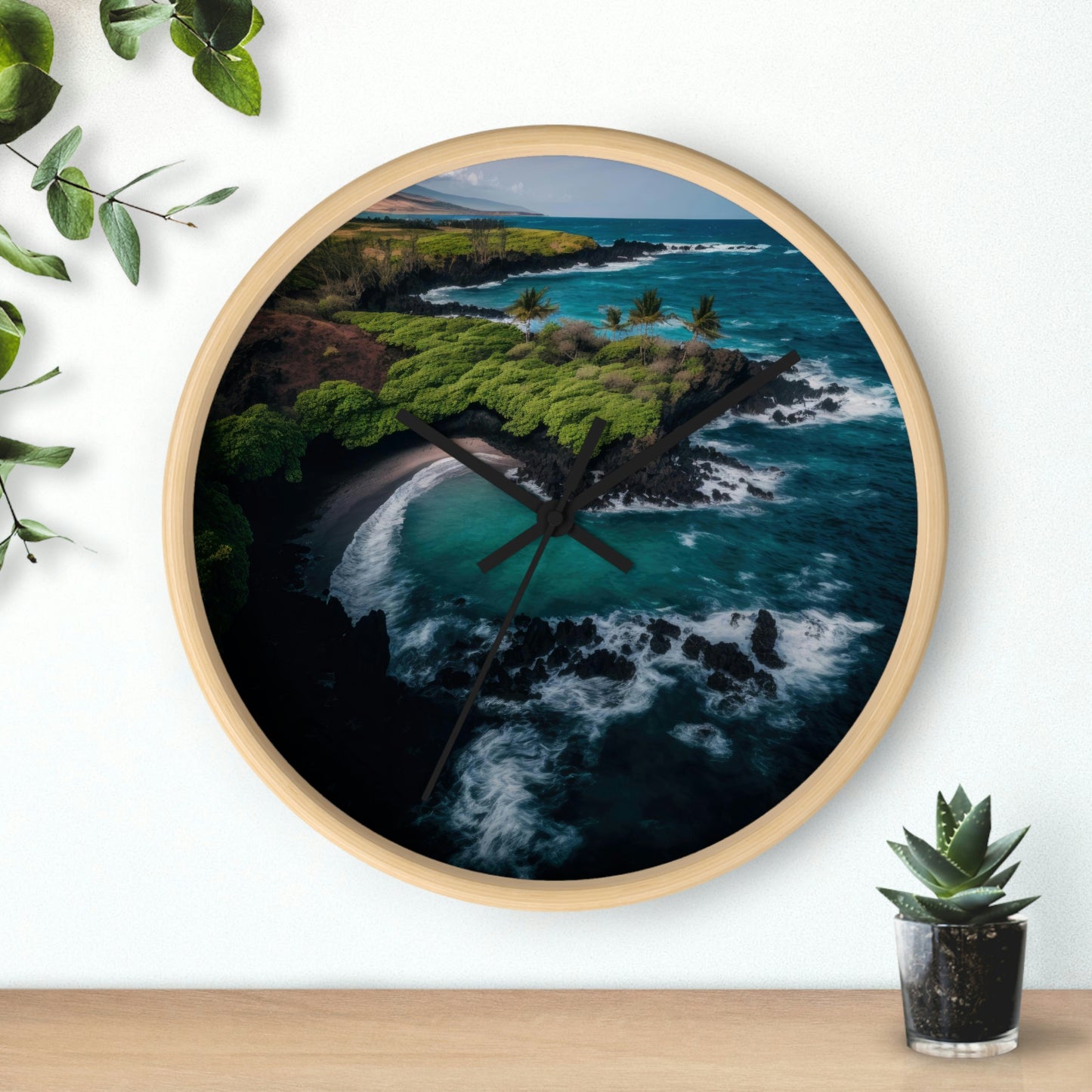 Tropical Paradise Rentals | Wall Clock