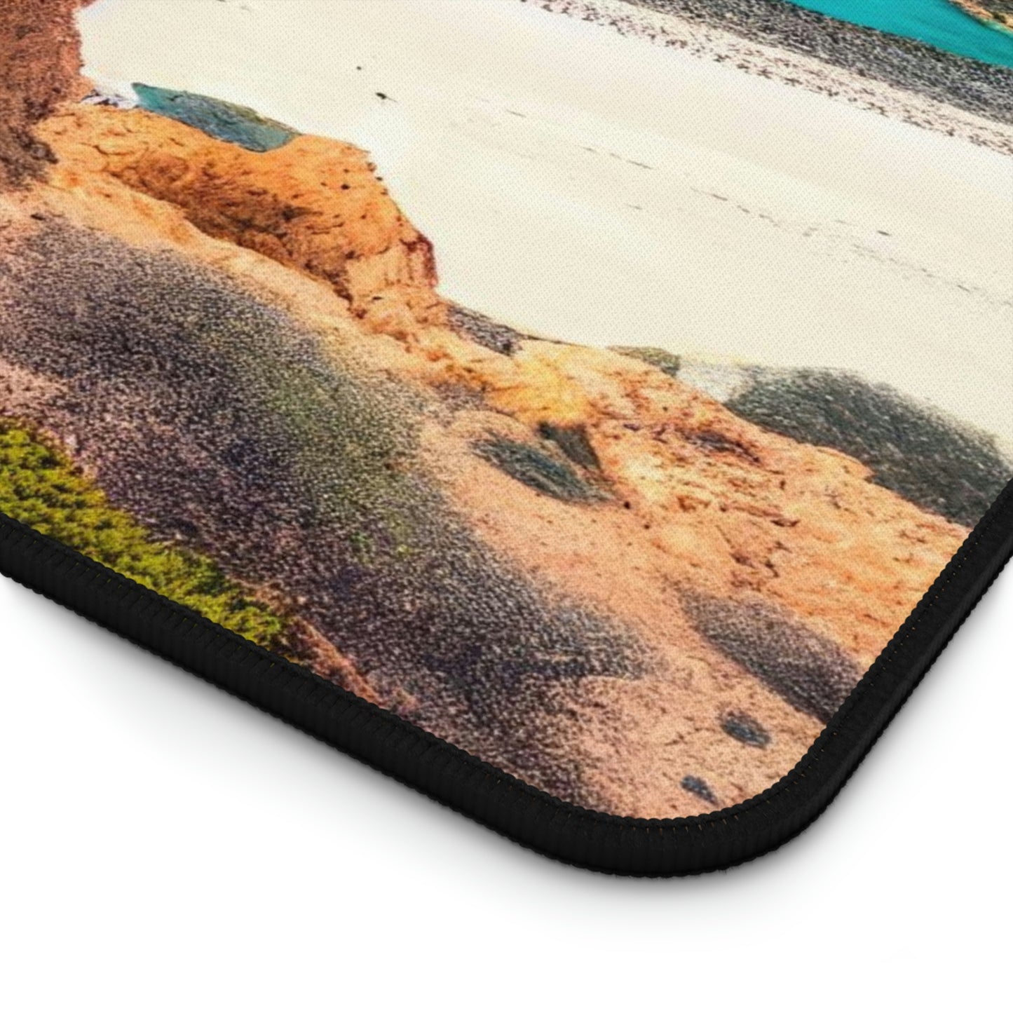 Sunny Seaside Escape | Desk Mat