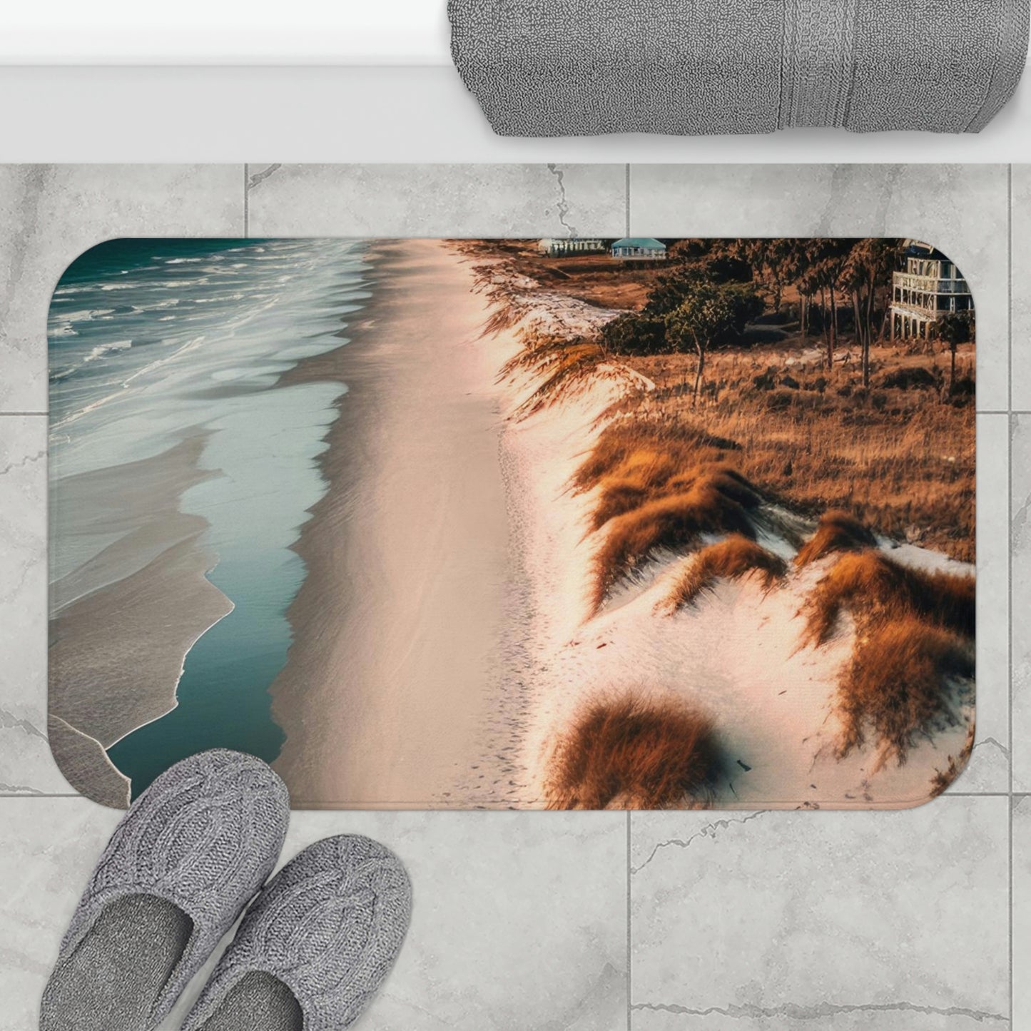 Sand and Surf Beach Bungalow | Bath Mat