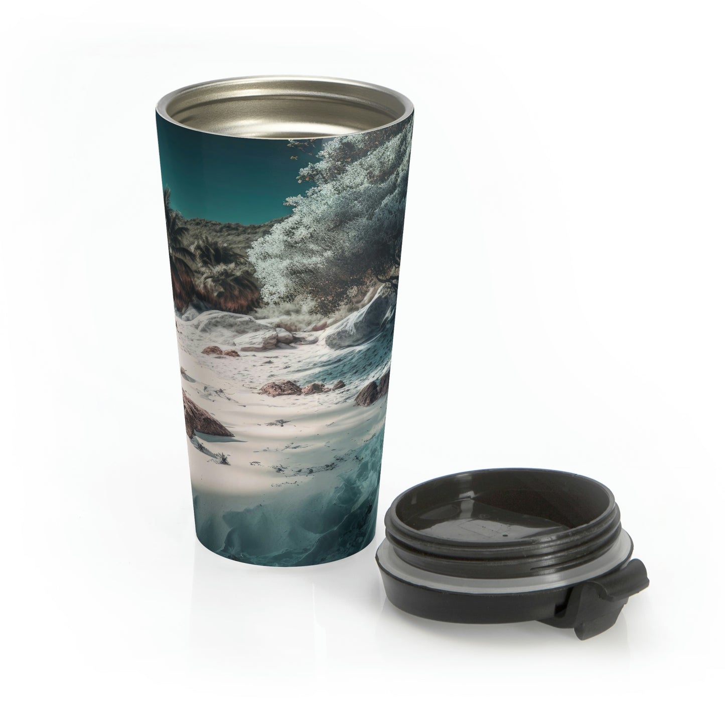 Seaside Hideaway | Stainless Steel Travel Mug