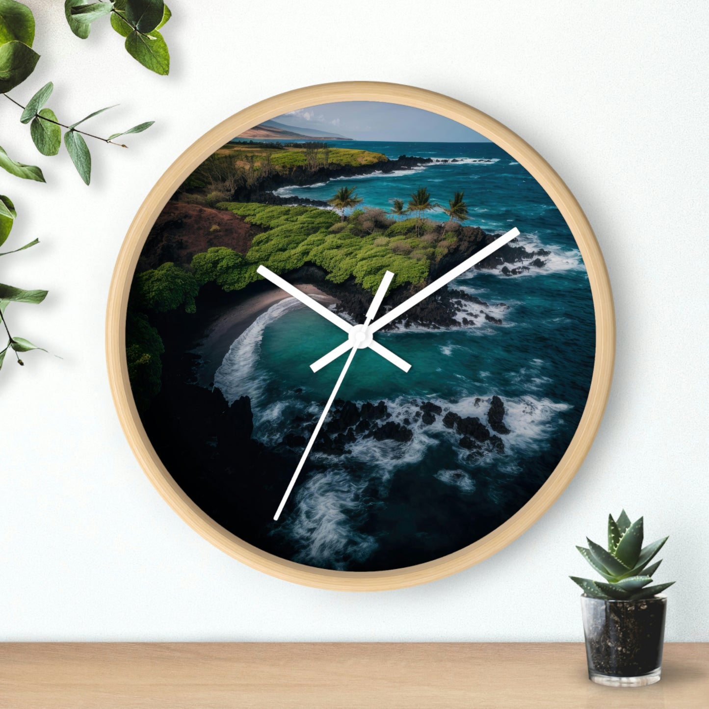 Tropical Paradise Rentals | Wall Clock