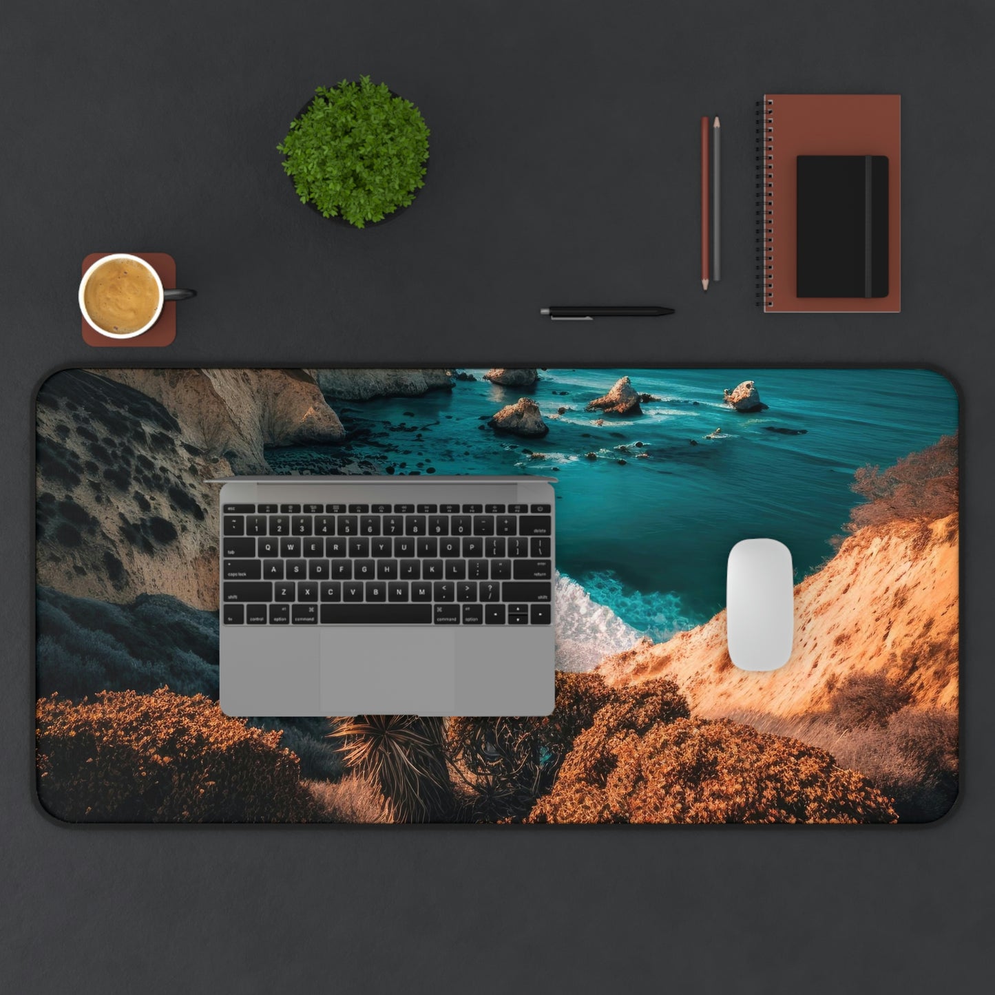 'Sandy Oasis' | Desk Mat