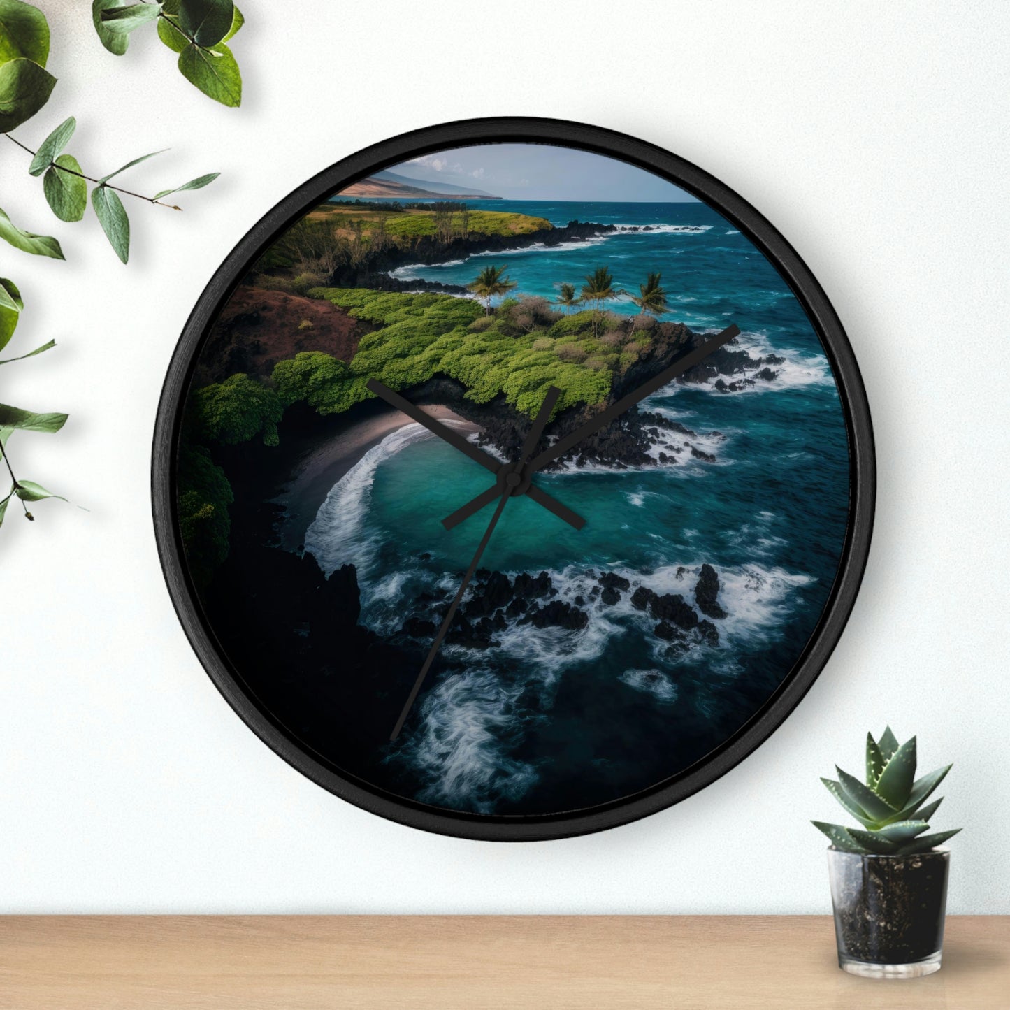 Tropical Paradise Rentals | Wall Clock