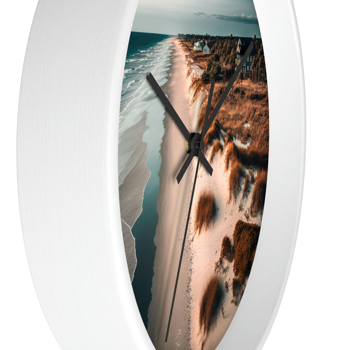 Sand and Surf Beach Bungalow | Wall Clock