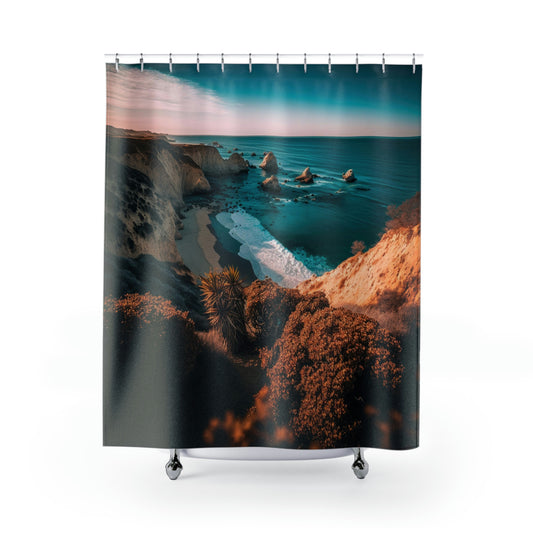 'Sandy Oasis' | Shower Curtains