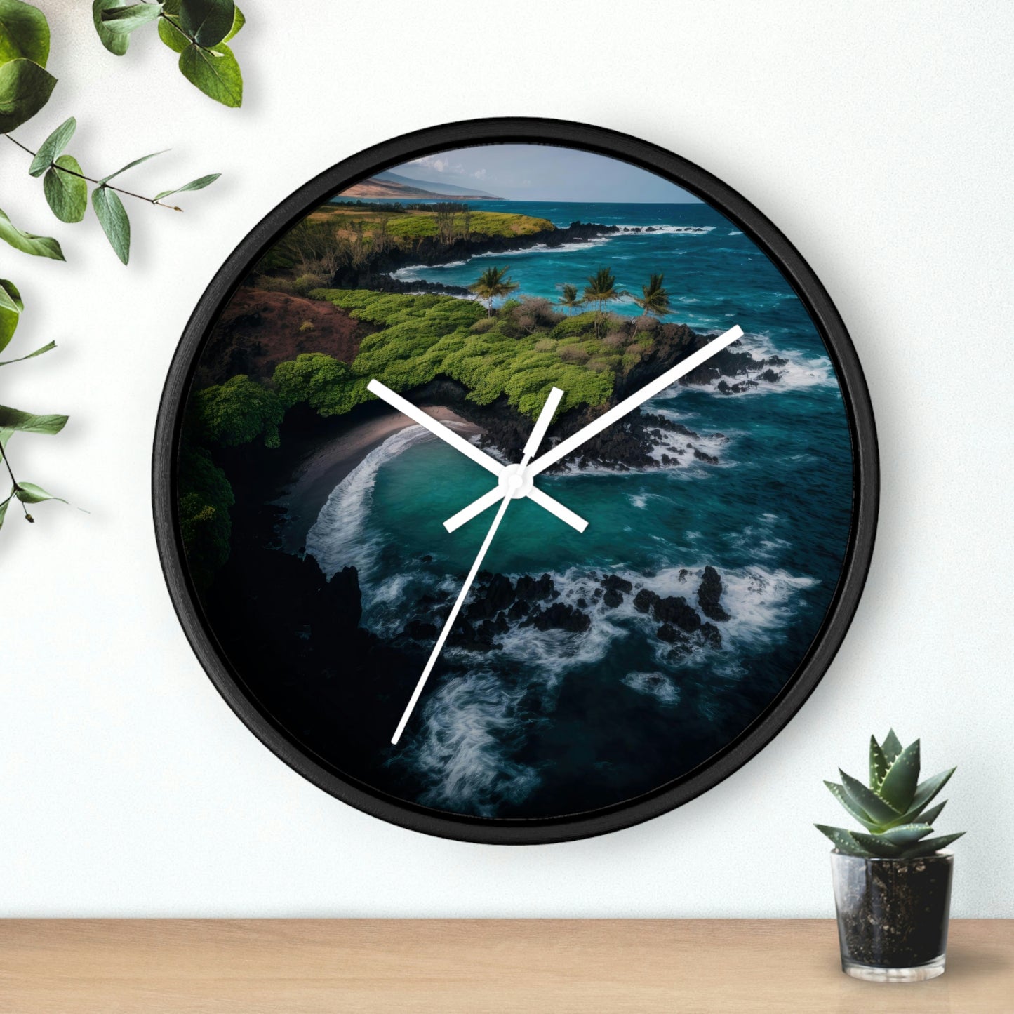 Tropical Paradise Rentals | Wall Clock