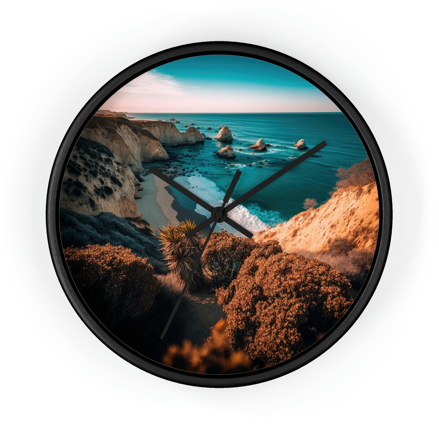 'Sandy Oasis' | Wall Clock