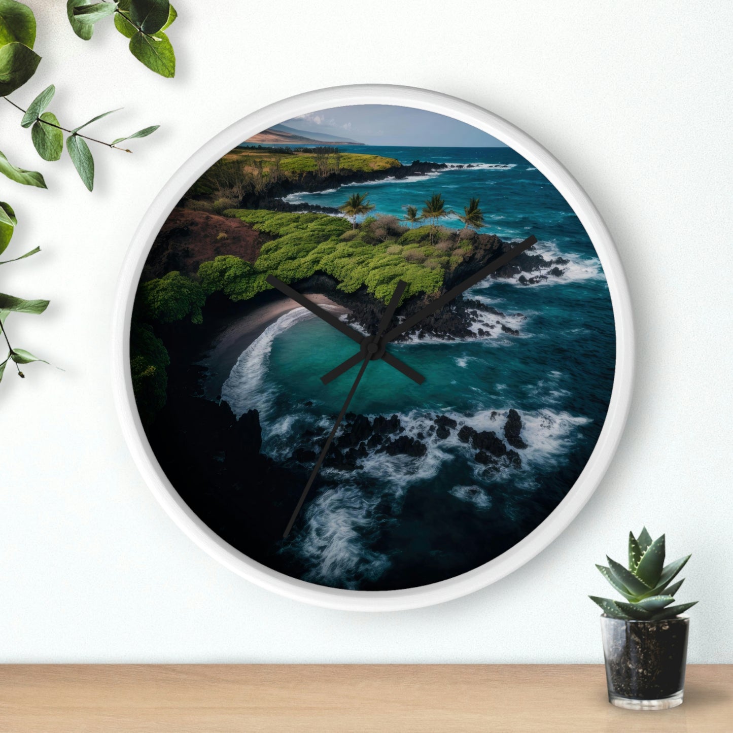 Tropical Paradise Rentals | Wall Clock