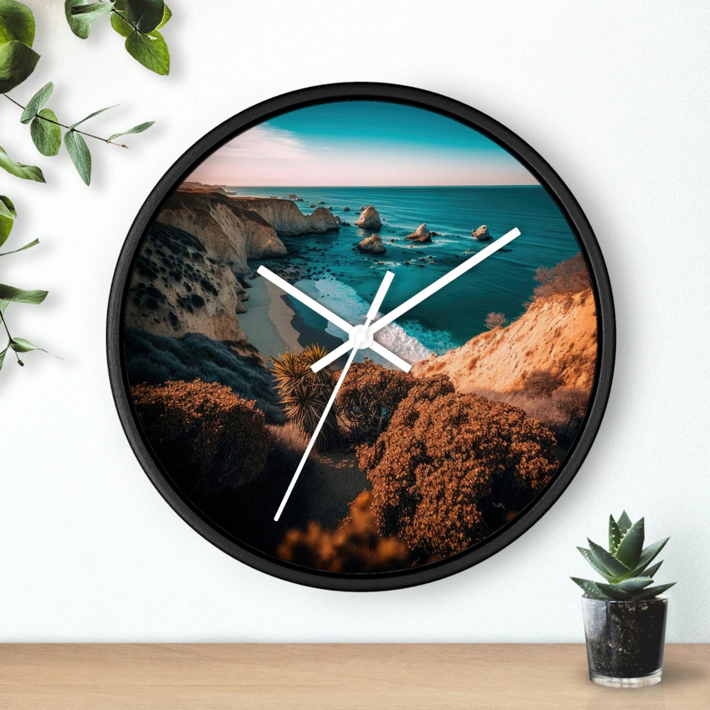 'Sandy Oasis' | Wall Clock