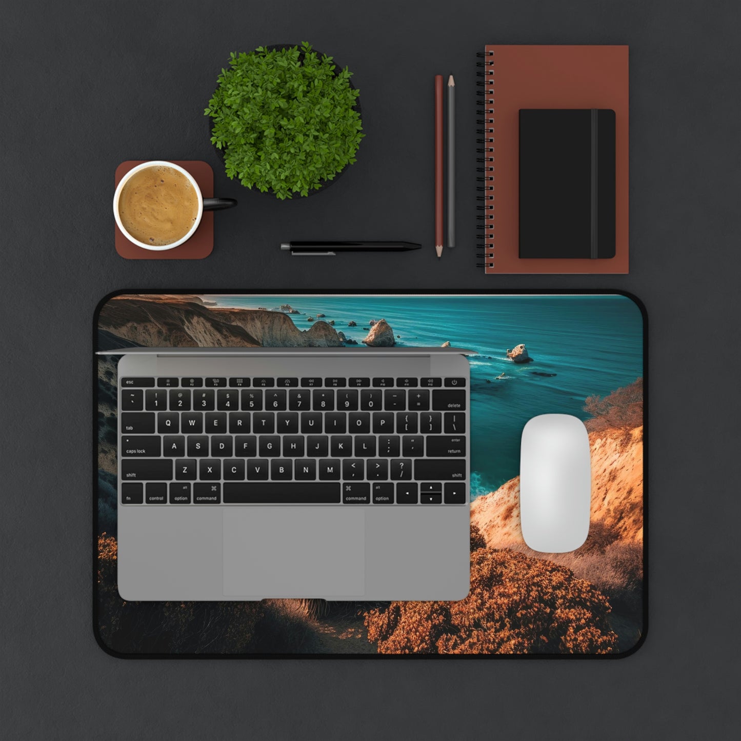 'Sandy Oasis' | Desk Mat