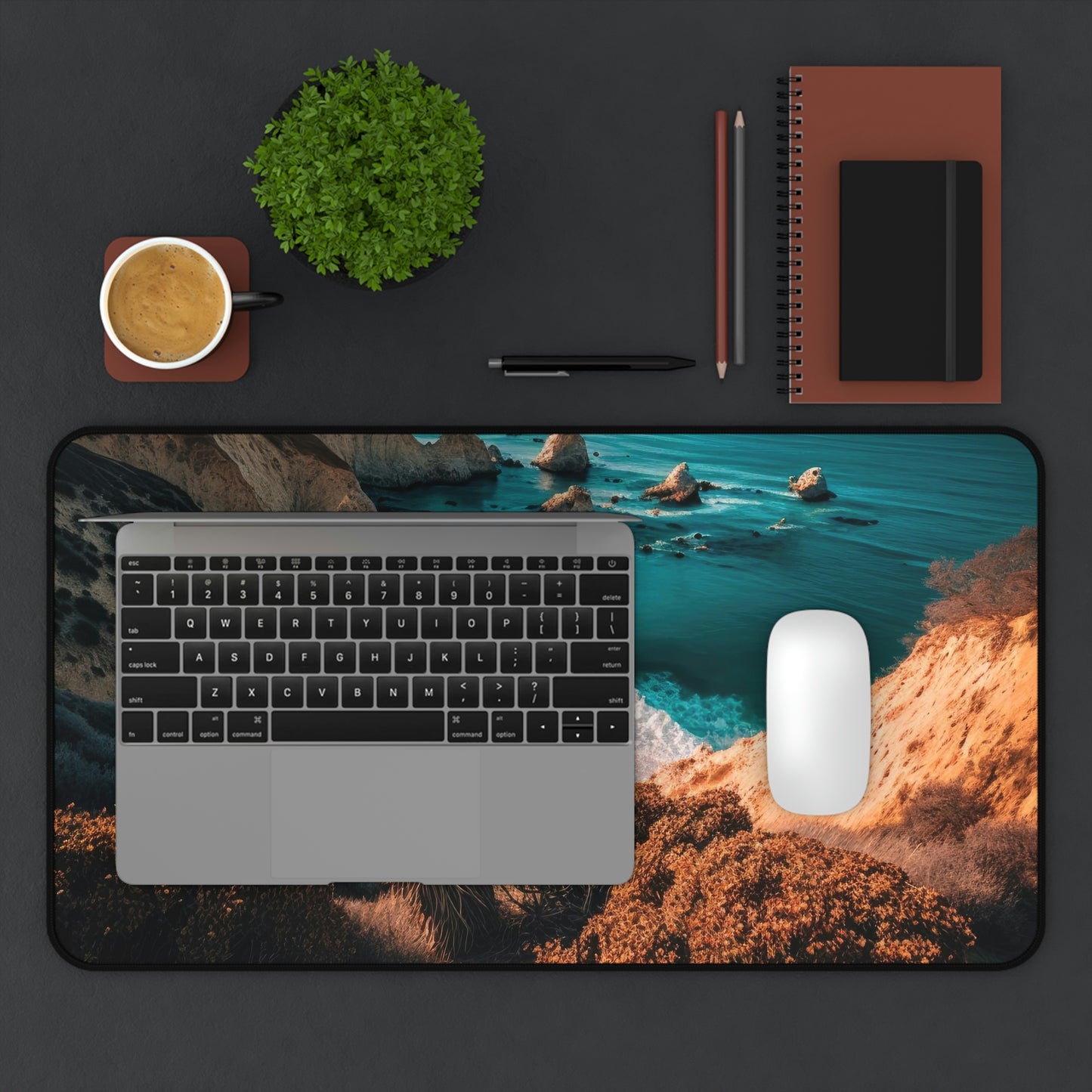 'Sandy Oasis' | Desk Mat