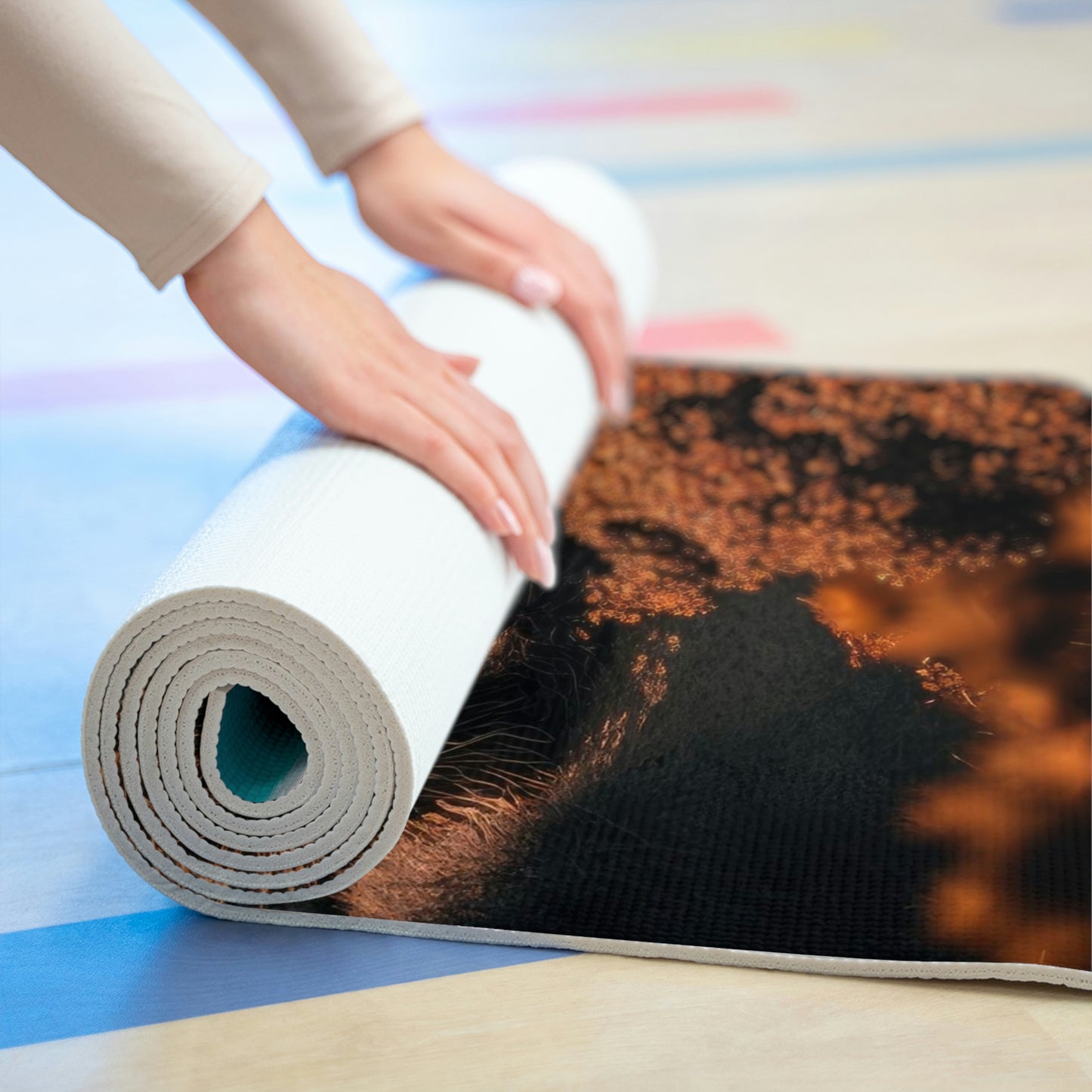 'Sandy Oasis' | Foam Yoga Mat