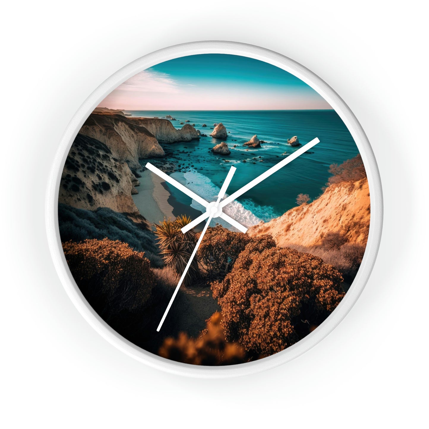 'Sandy Oasis' | Wall Clock