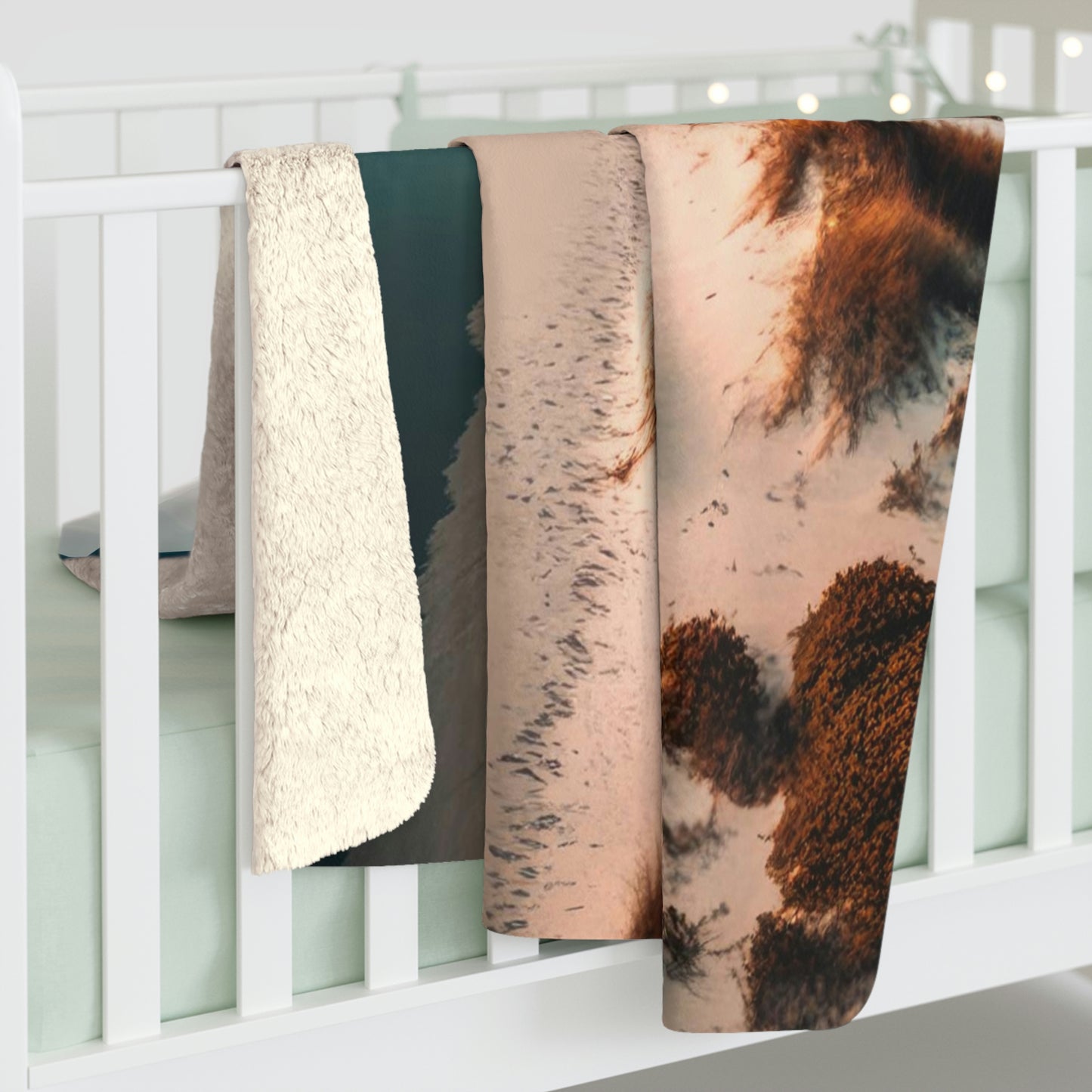 Sand and Surf Beach Bungalow | Fleece Blanket