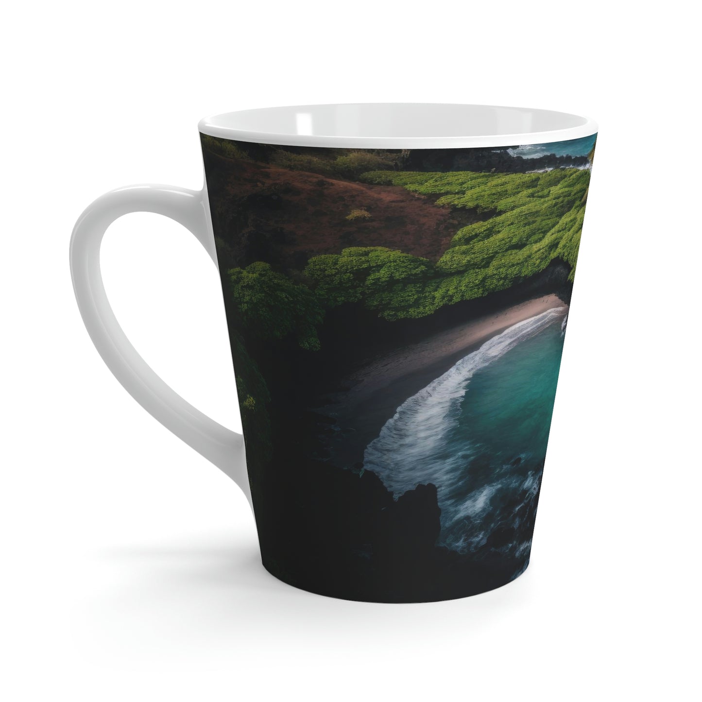 Tropical Paradise Rentals | Latte Mug