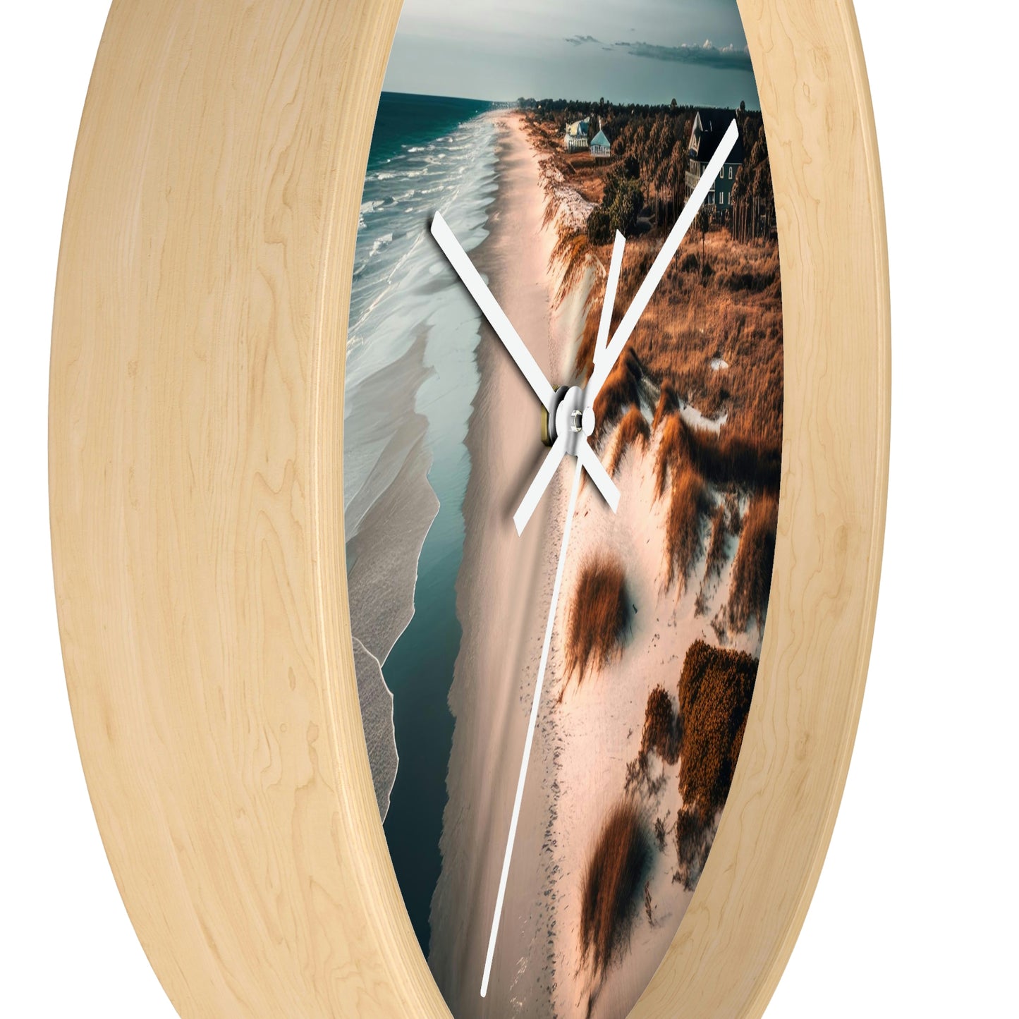 Sand and Surf Beach Bungalow | Wall Clock