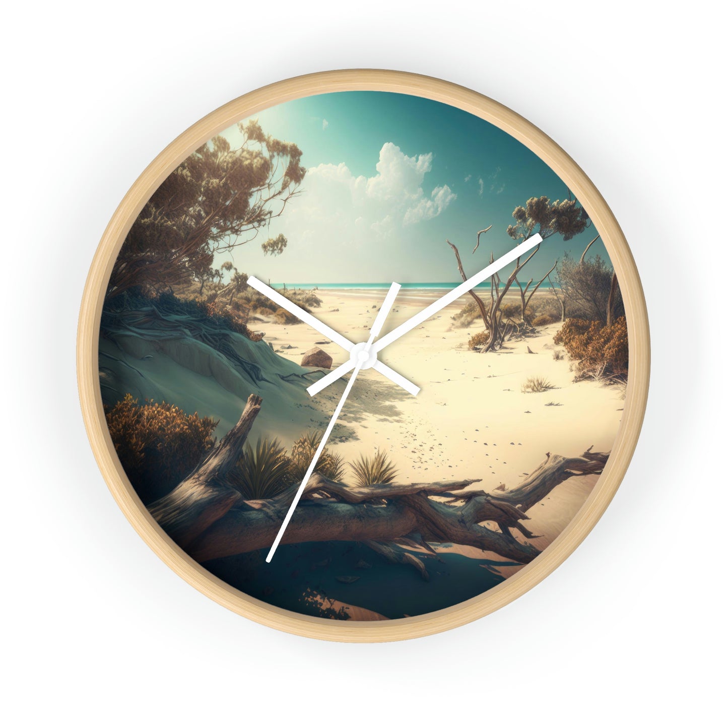 Sunny Shores Beach House | Wall Clock
