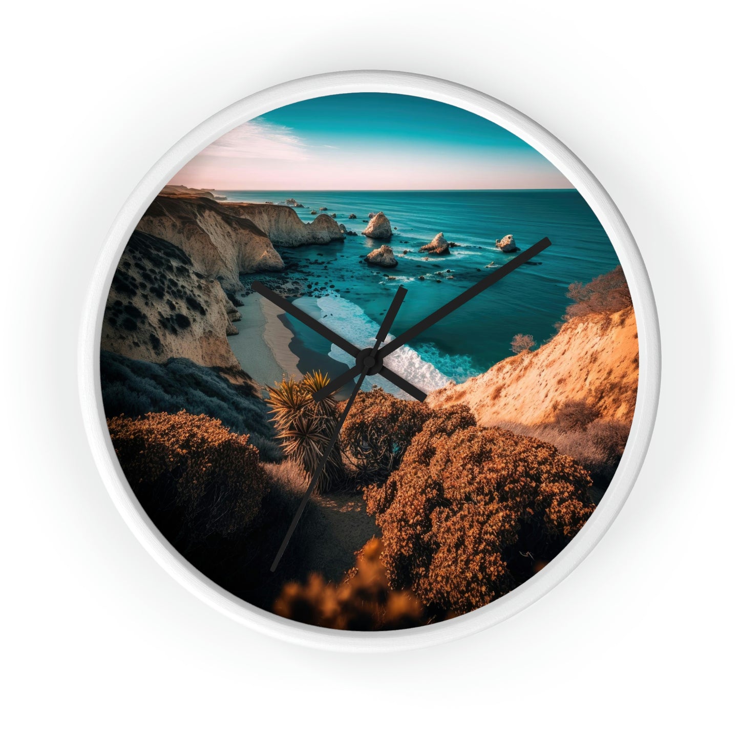 'Sandy Oasis' | Wall Clock