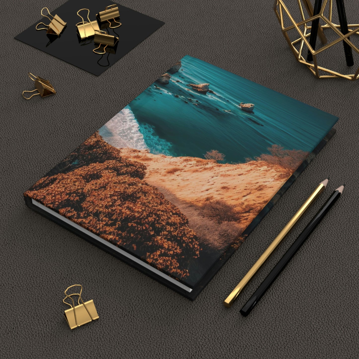 'Sandy Oasis' | Hardcover Journal