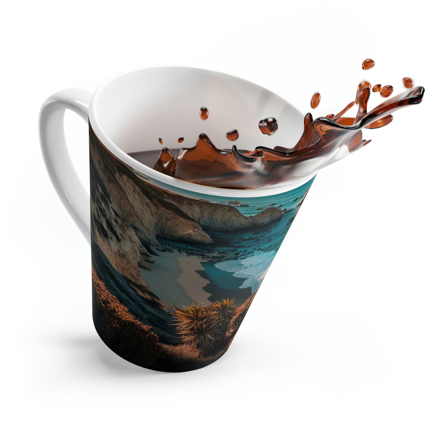 'Sandy Oasis' | Latte Mug