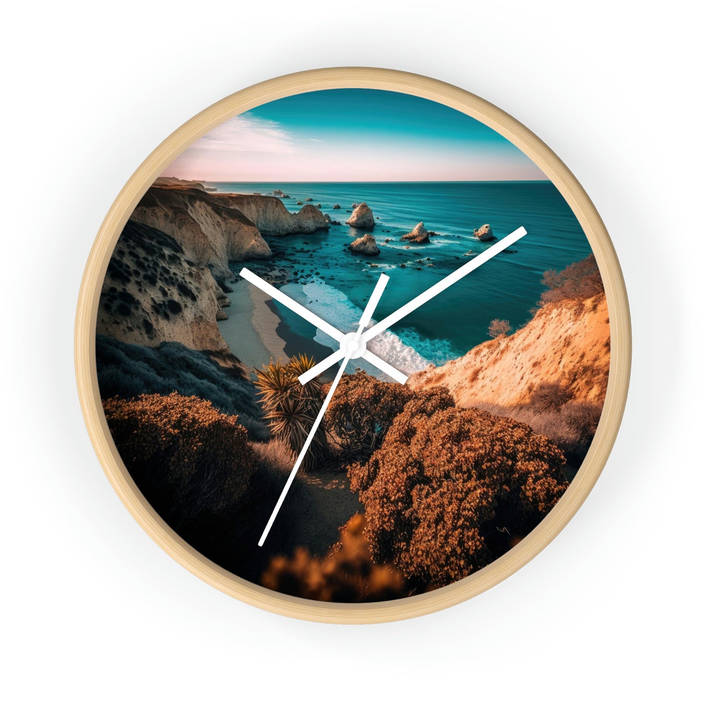 'Sandy Oasis' | Wall Clock