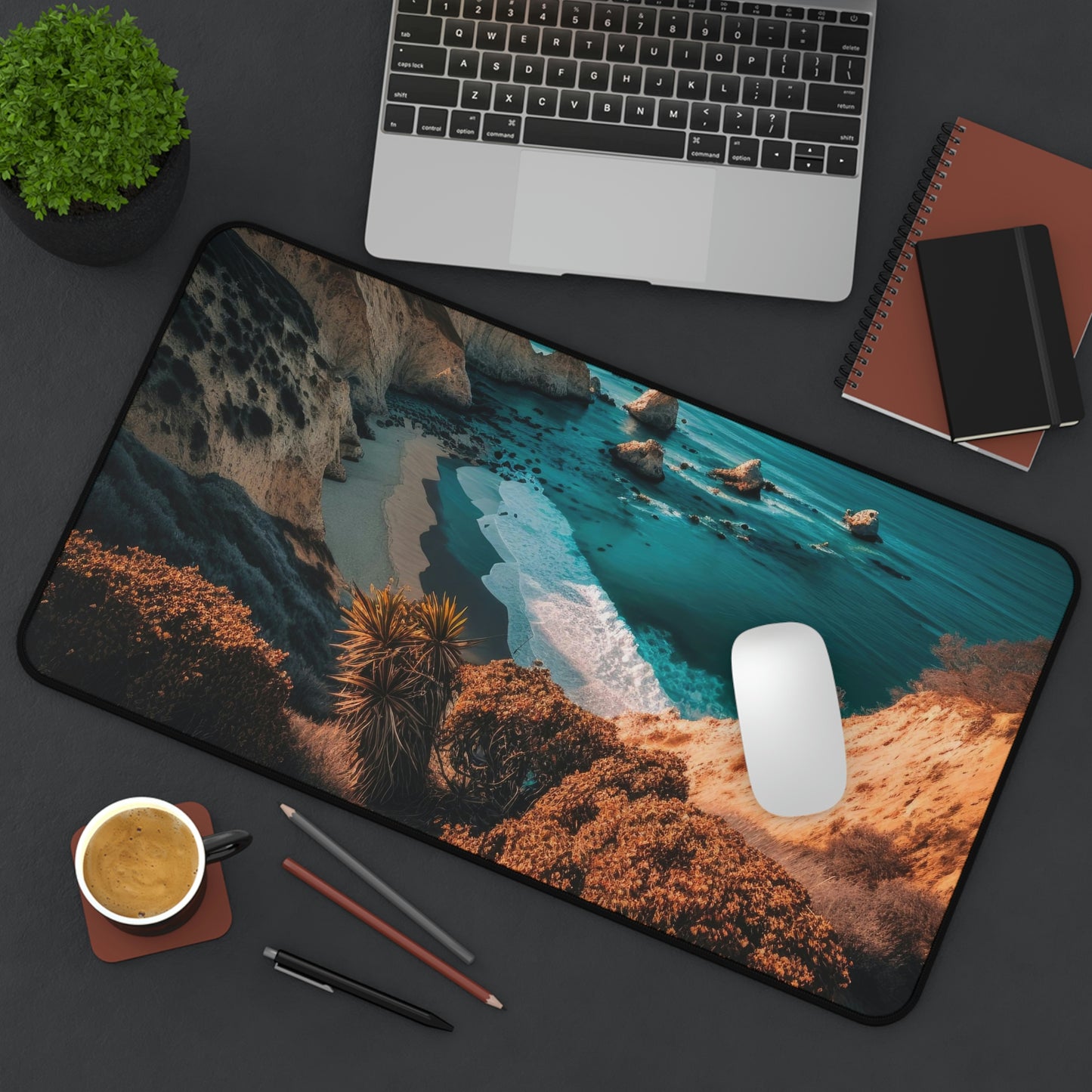 'Sandy Oasis' | Desk Mat