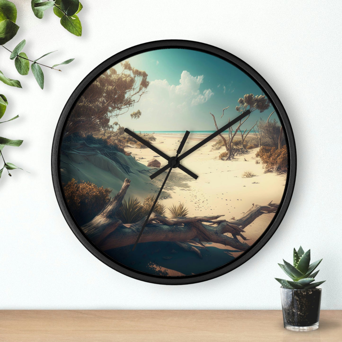 Sunny Shores Beach House | Wall Clock