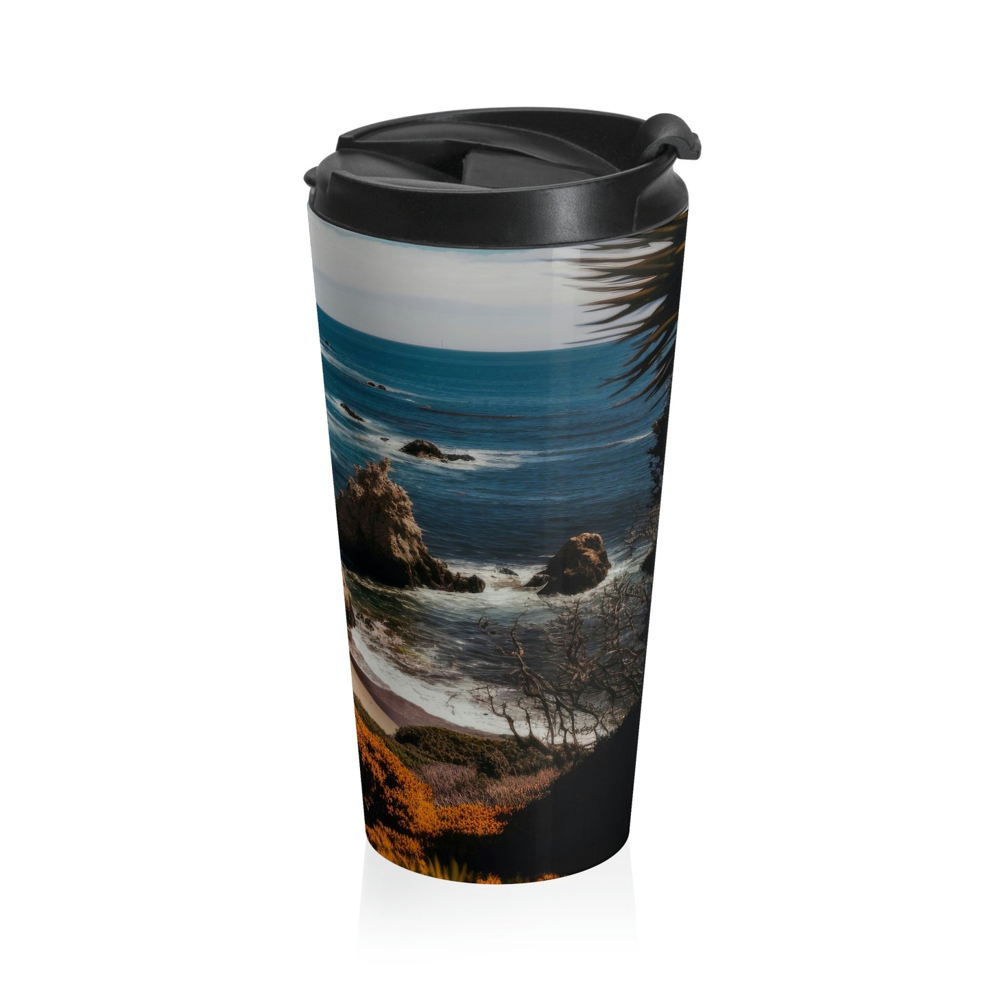 Seaside Serenity | Stainless Steel Travel Mug