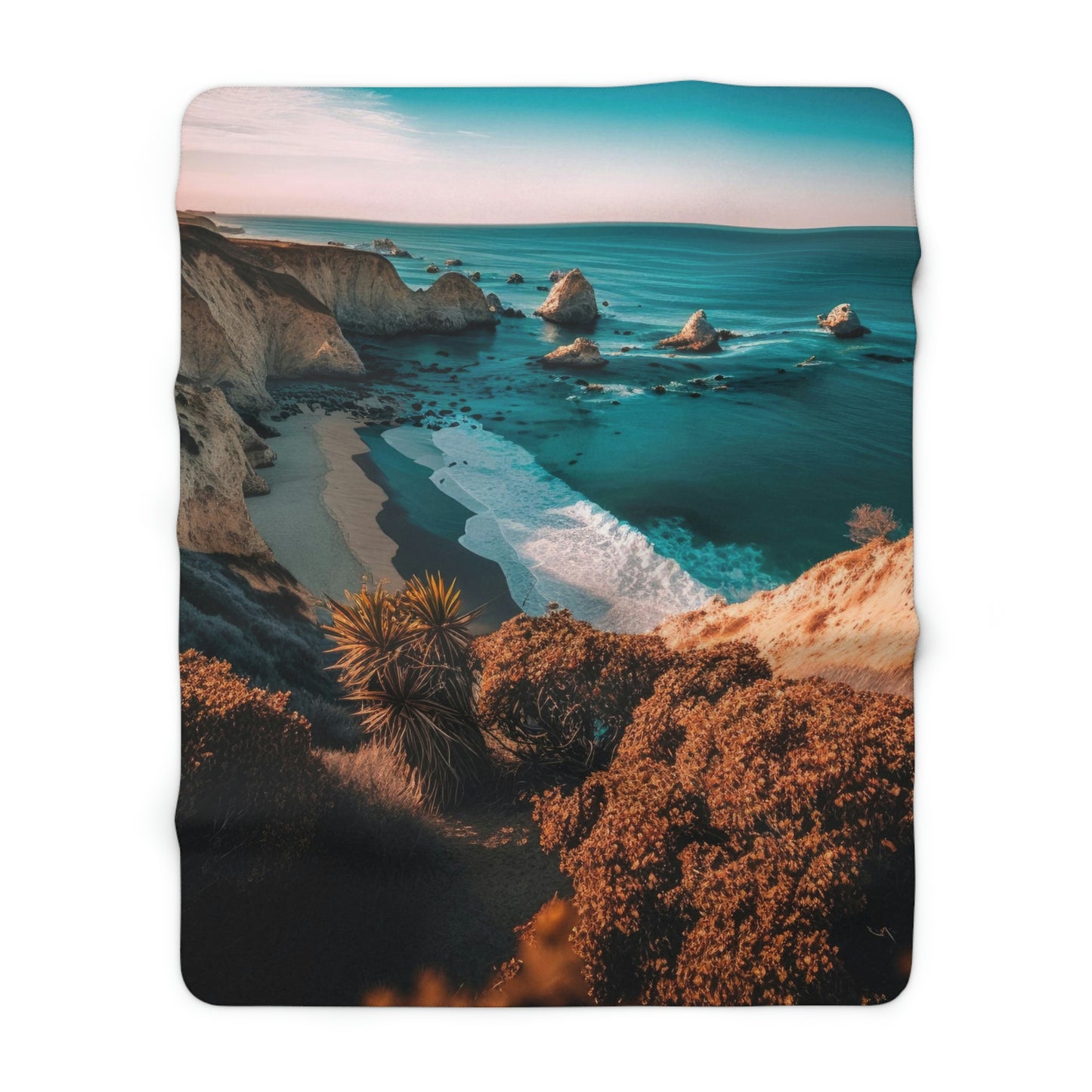 'Sandy Oasis' | Fleece Blanket