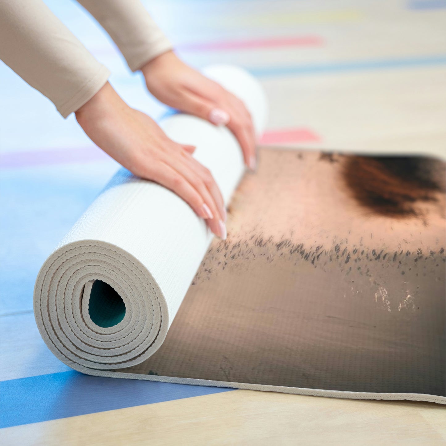 Sand and Surf Beach Bungalow | Foam Yoga Mat