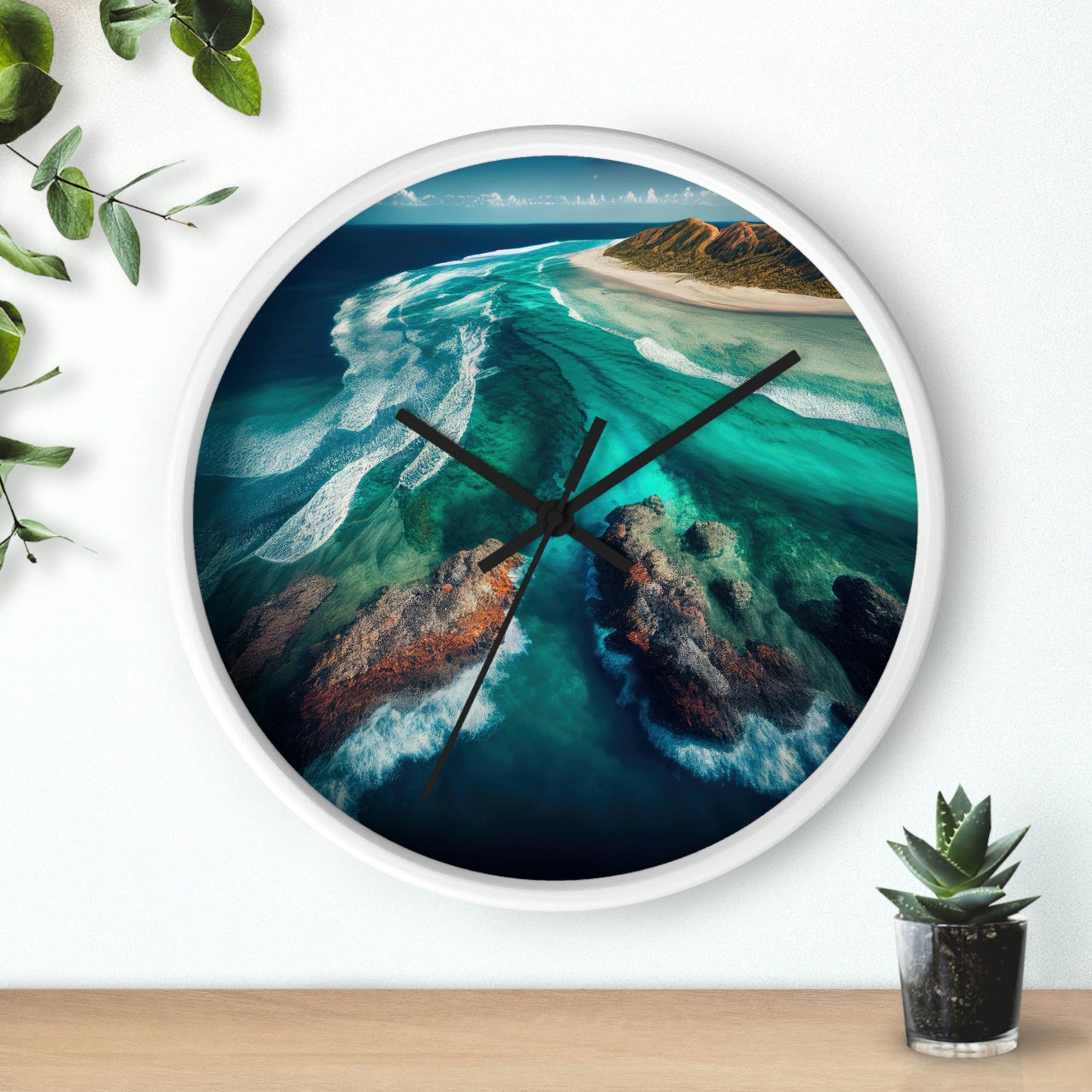 Sandcastle Escape | Wall Clock