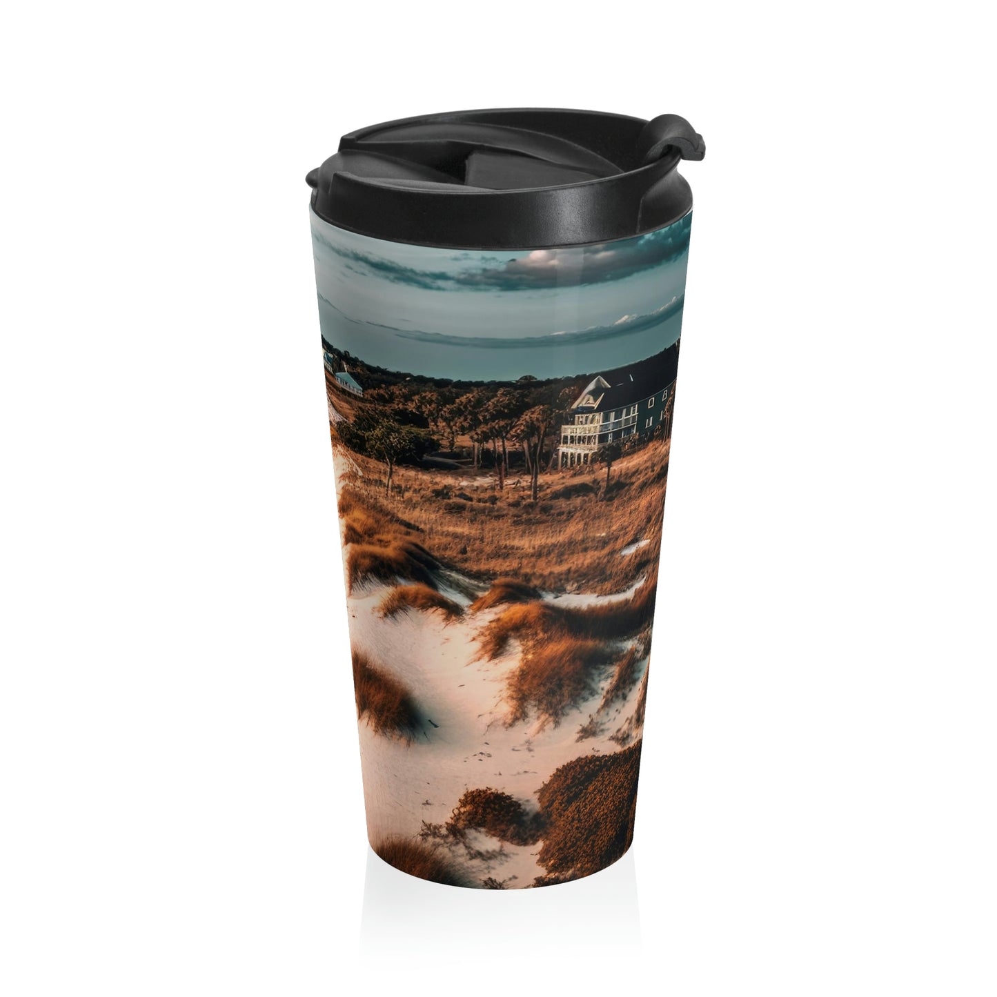 Sand and Surf Beach Bungalow | Stainless Steel Travel Mug