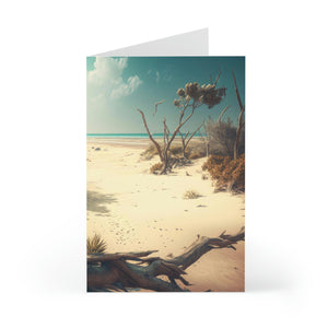 Sunny Shores Beach House | Greeting Cards