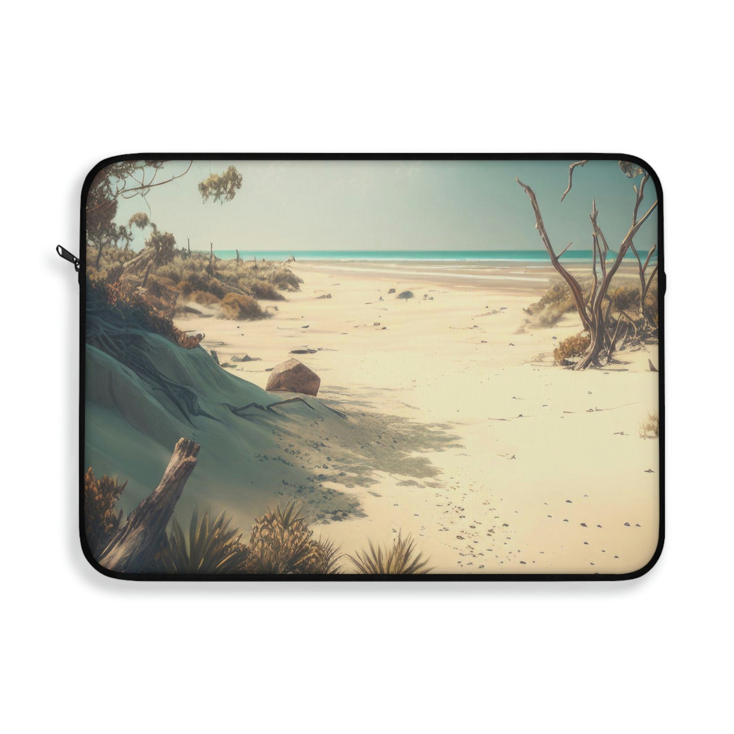 Sunny Shores Beach House | Laptop Sleeve