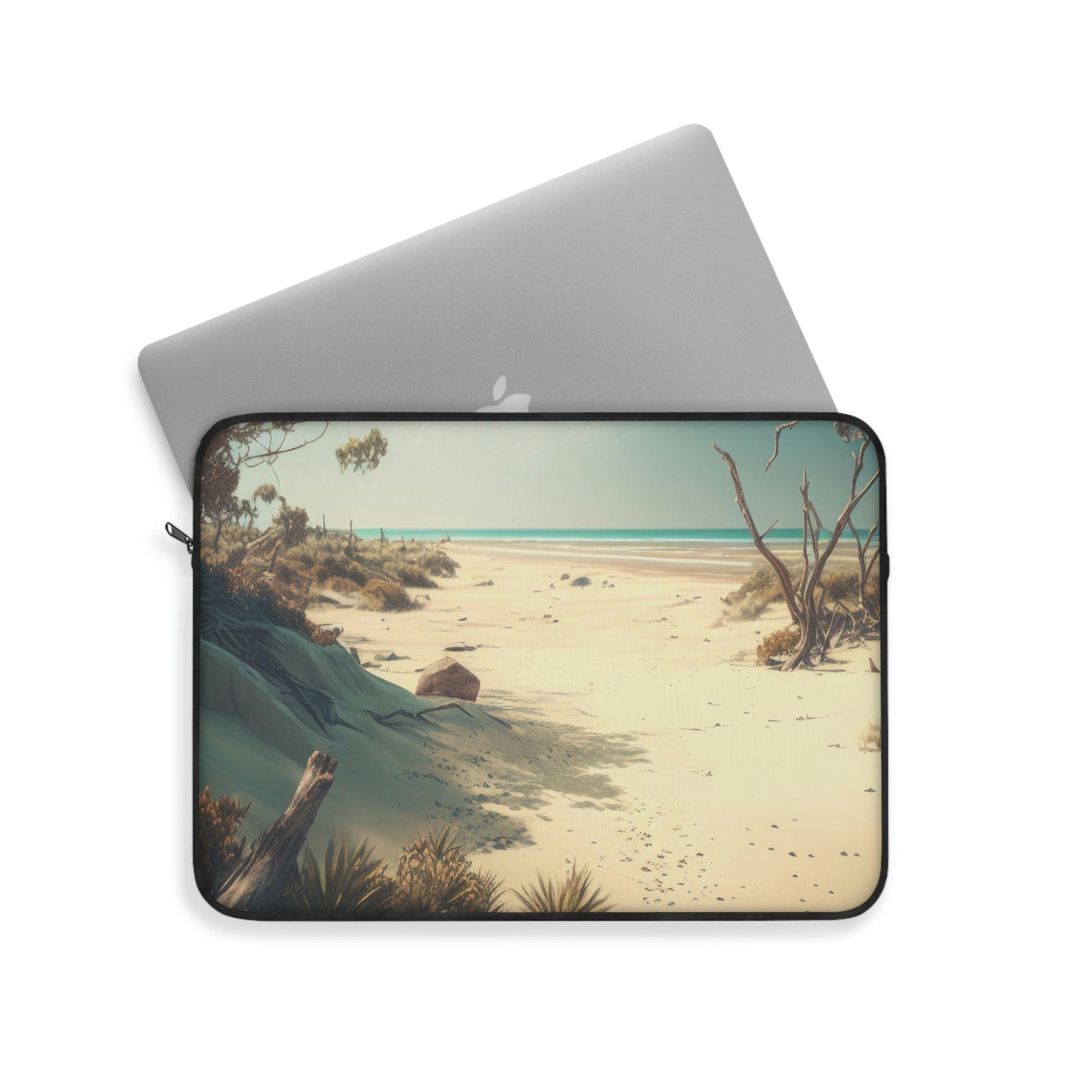 Sunny Shores Beach House | Laptop Sleeve