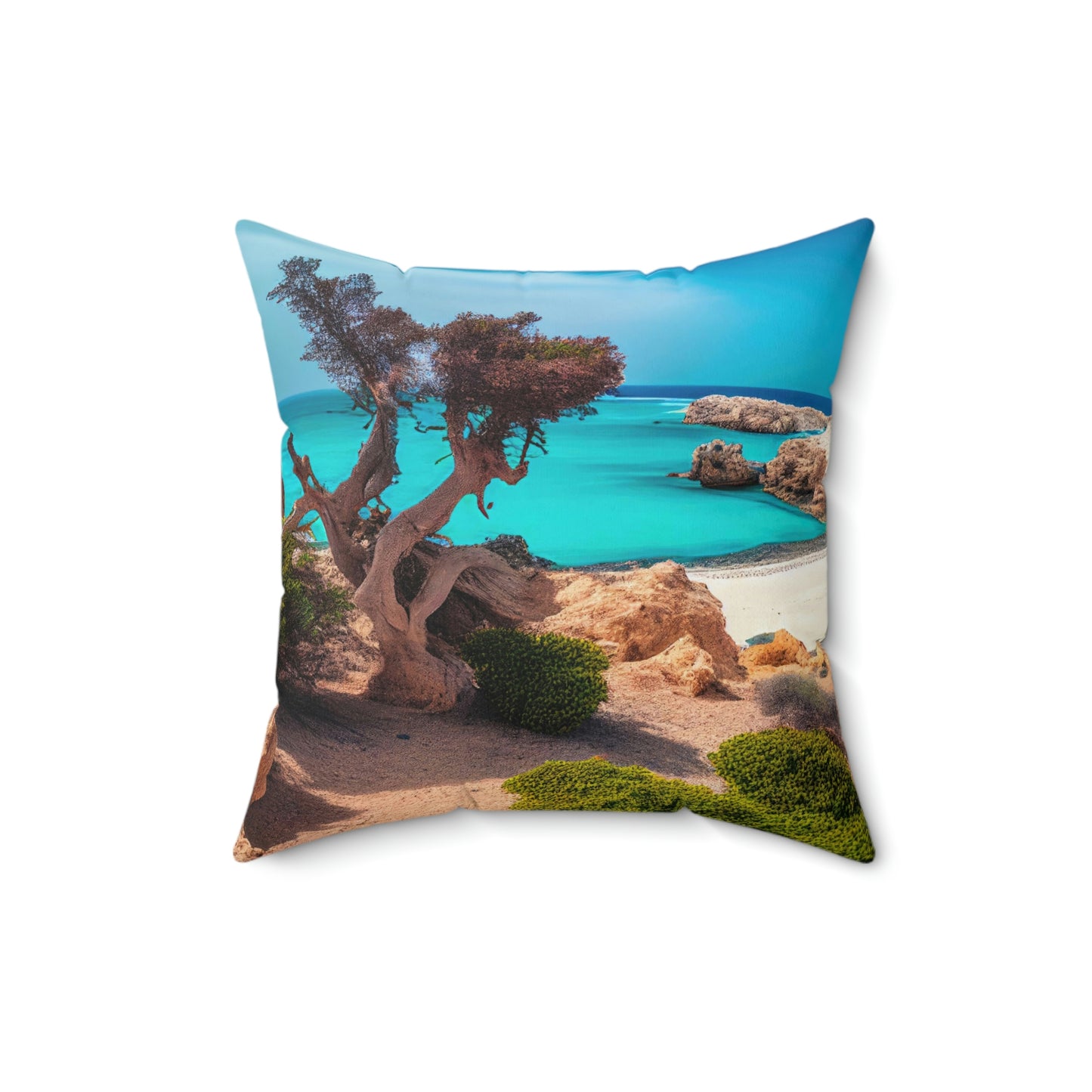 Sunny Seaside Escape | Pillow