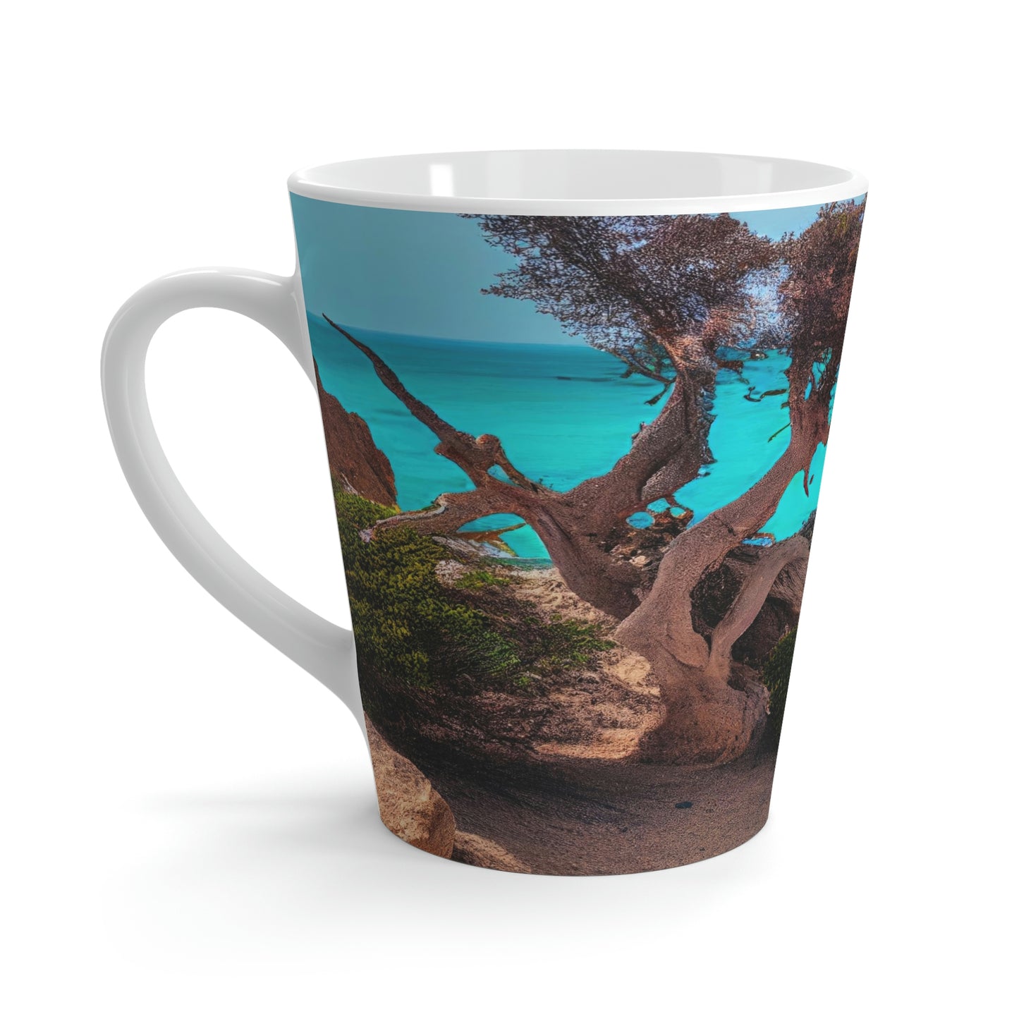 Sunny Seaside Escape | Latte Mug