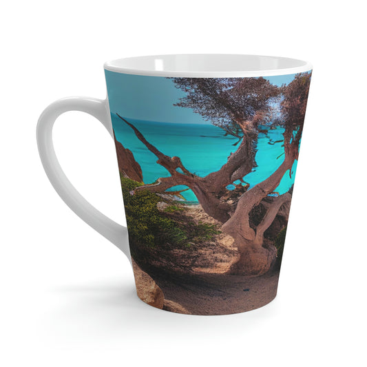 Sunny Seaside Escape | Latte Mug