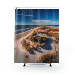 Sunny Days Beach Shack | Shower Curtains