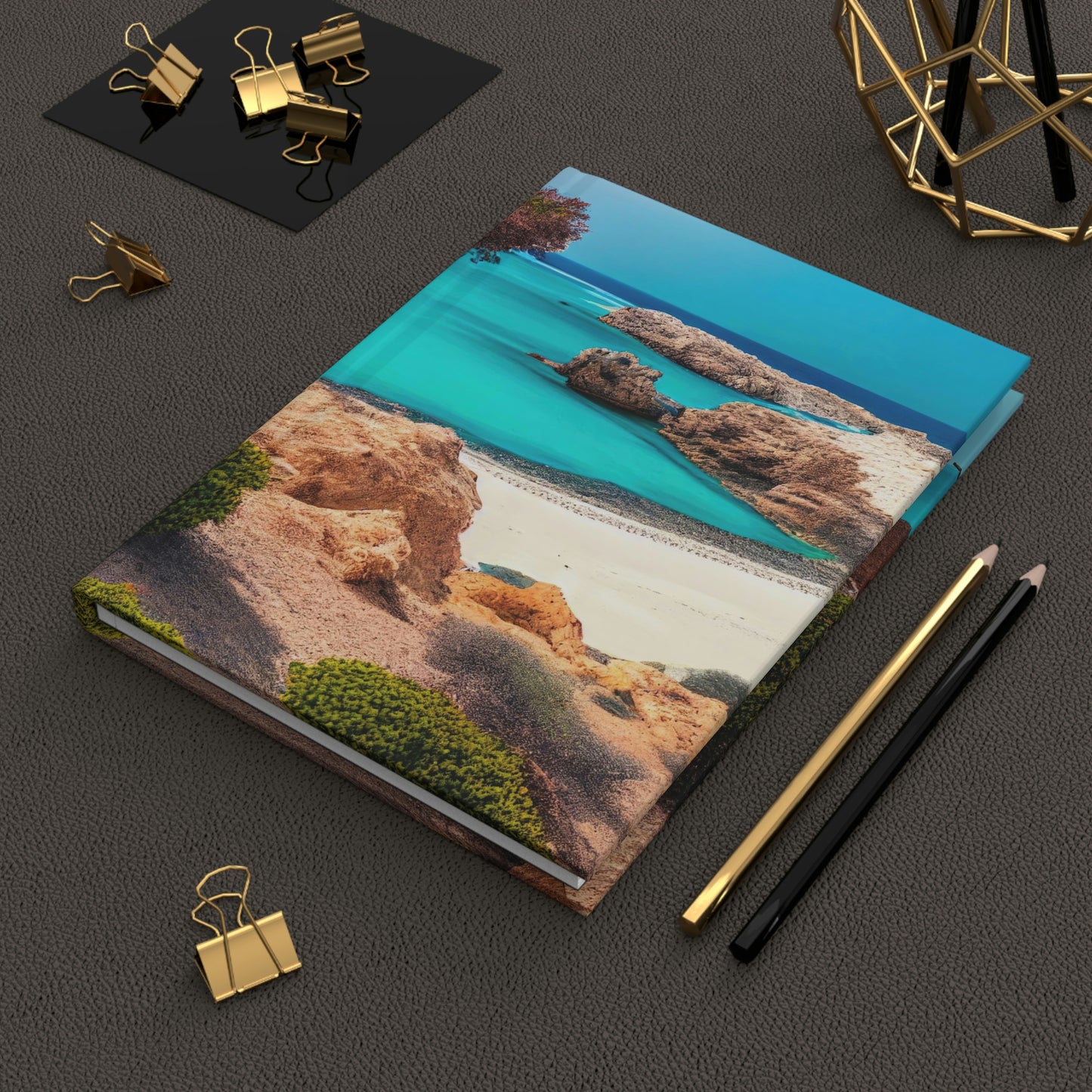 Sunny Seaside Escape | Hardcover Journal