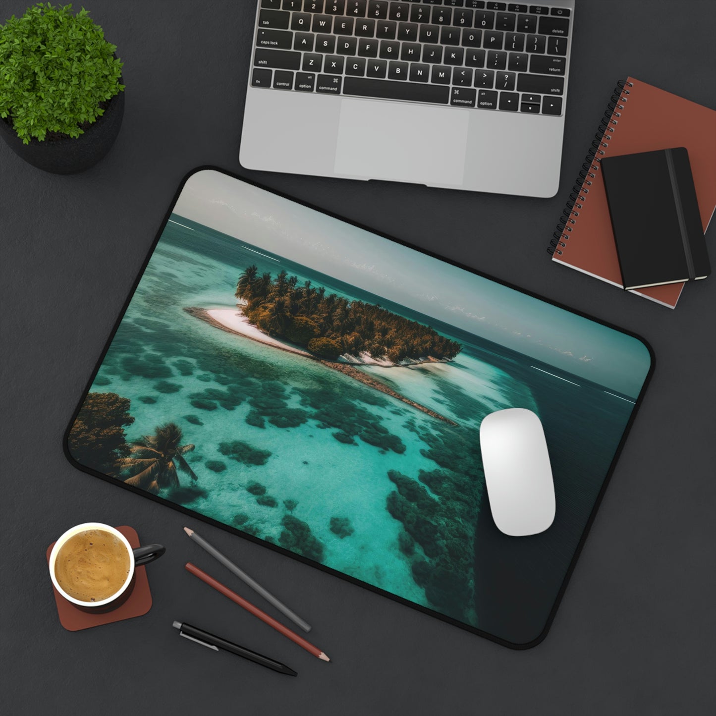 Sunny Sands Beach Haven | Desk Mat