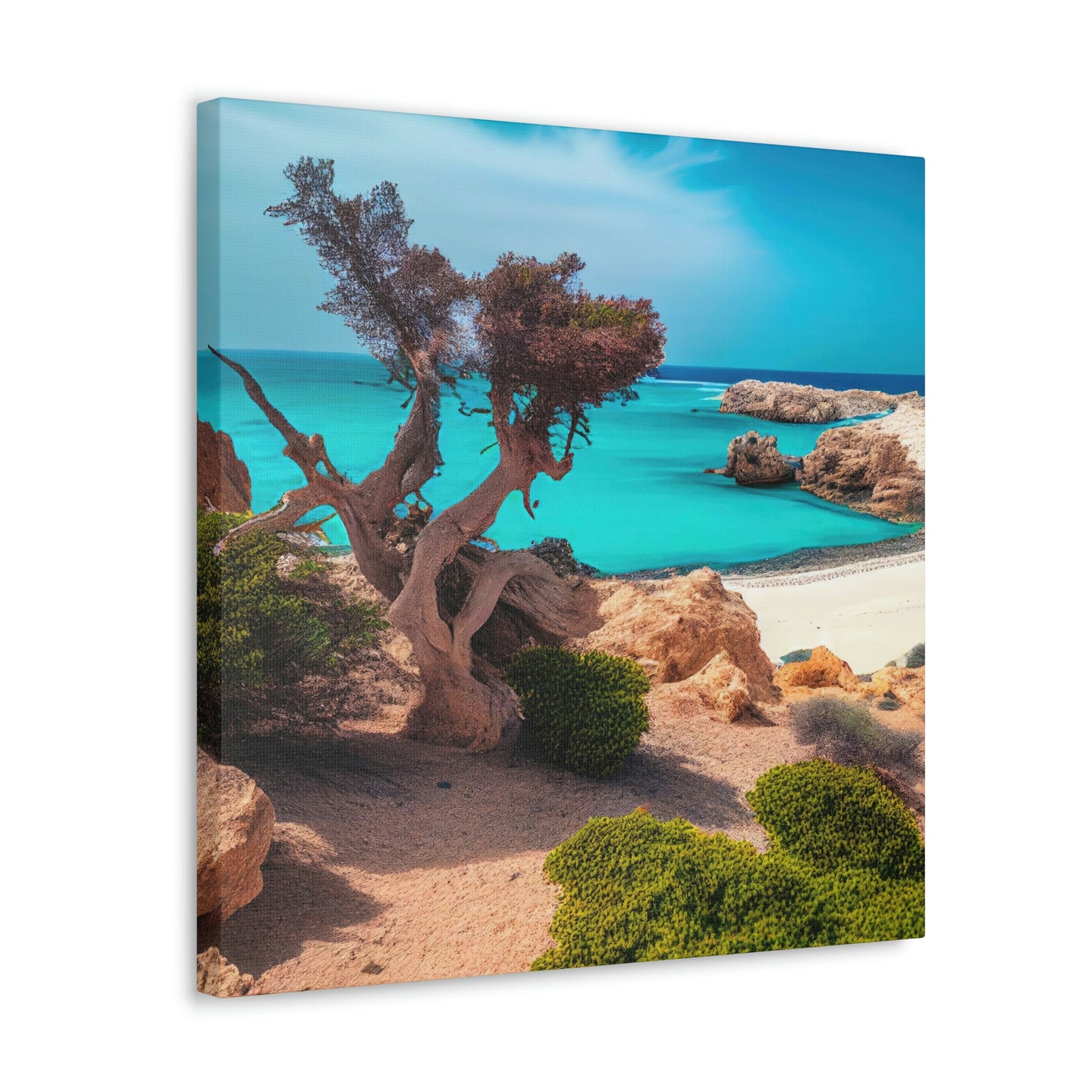 Sunny Seaside Escape | Canvas