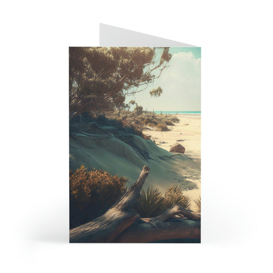 Sunny Shores Beach House | Greeting Cards