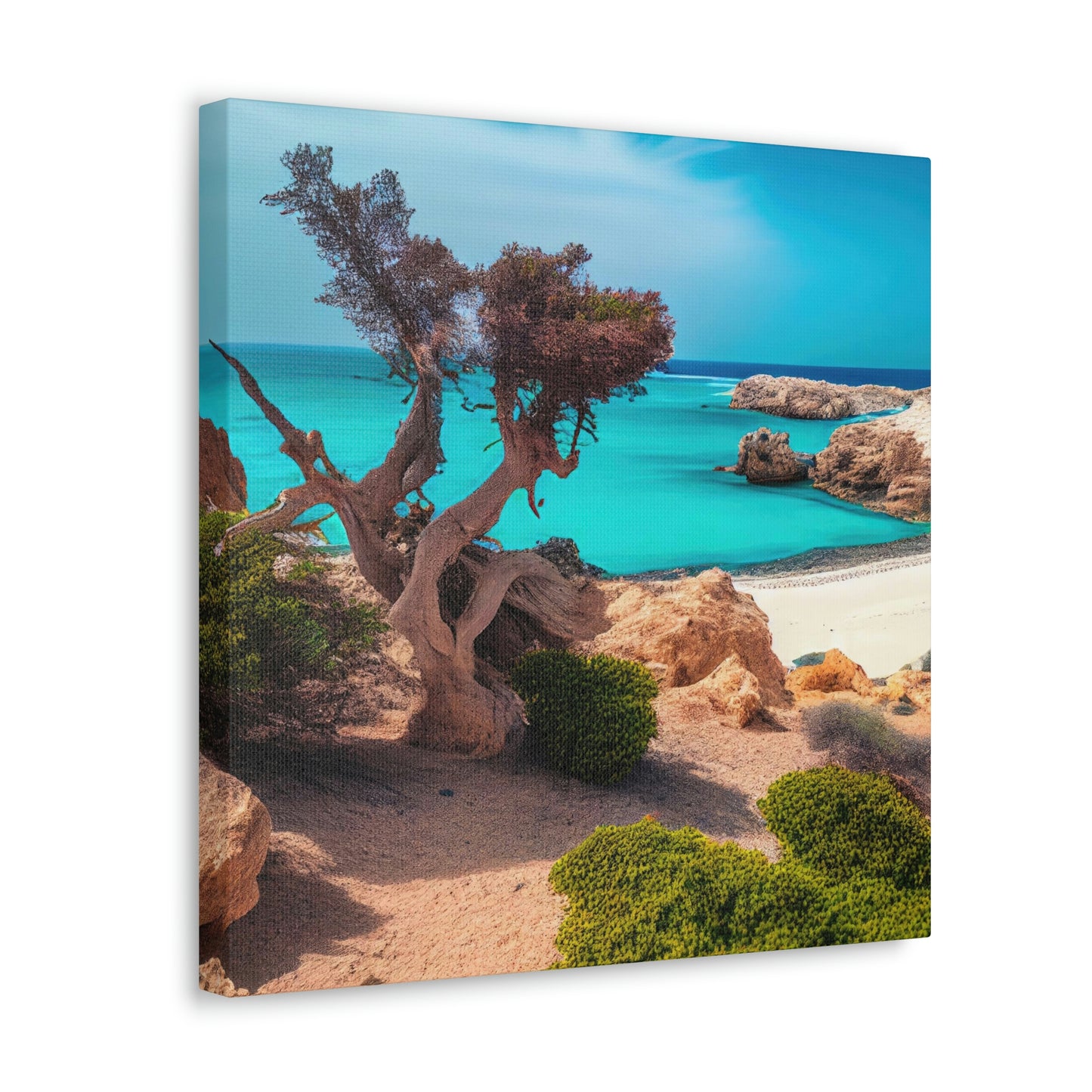 Sunny Seaside Escape | Canvas