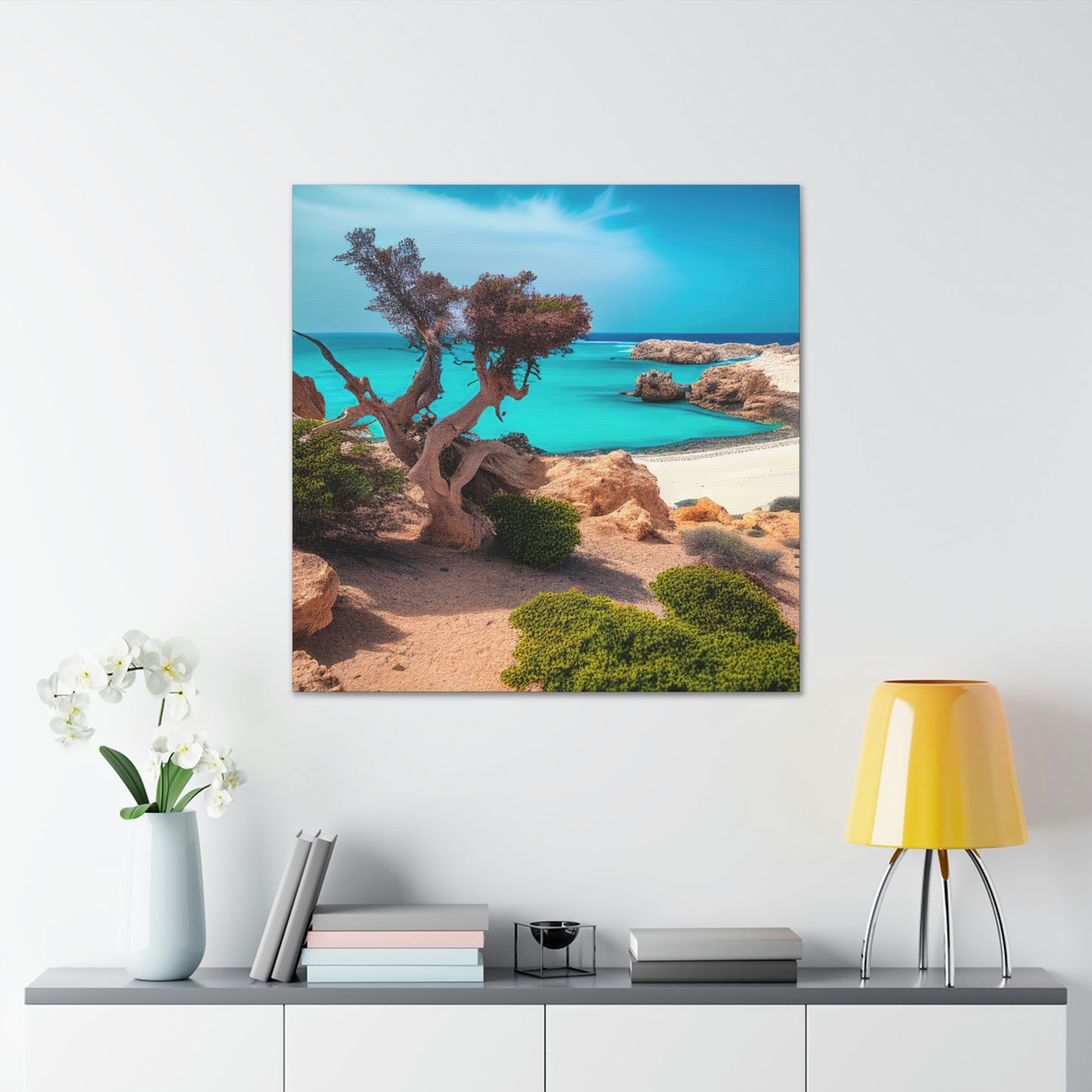 Sunny Seaside Escape | Canvas