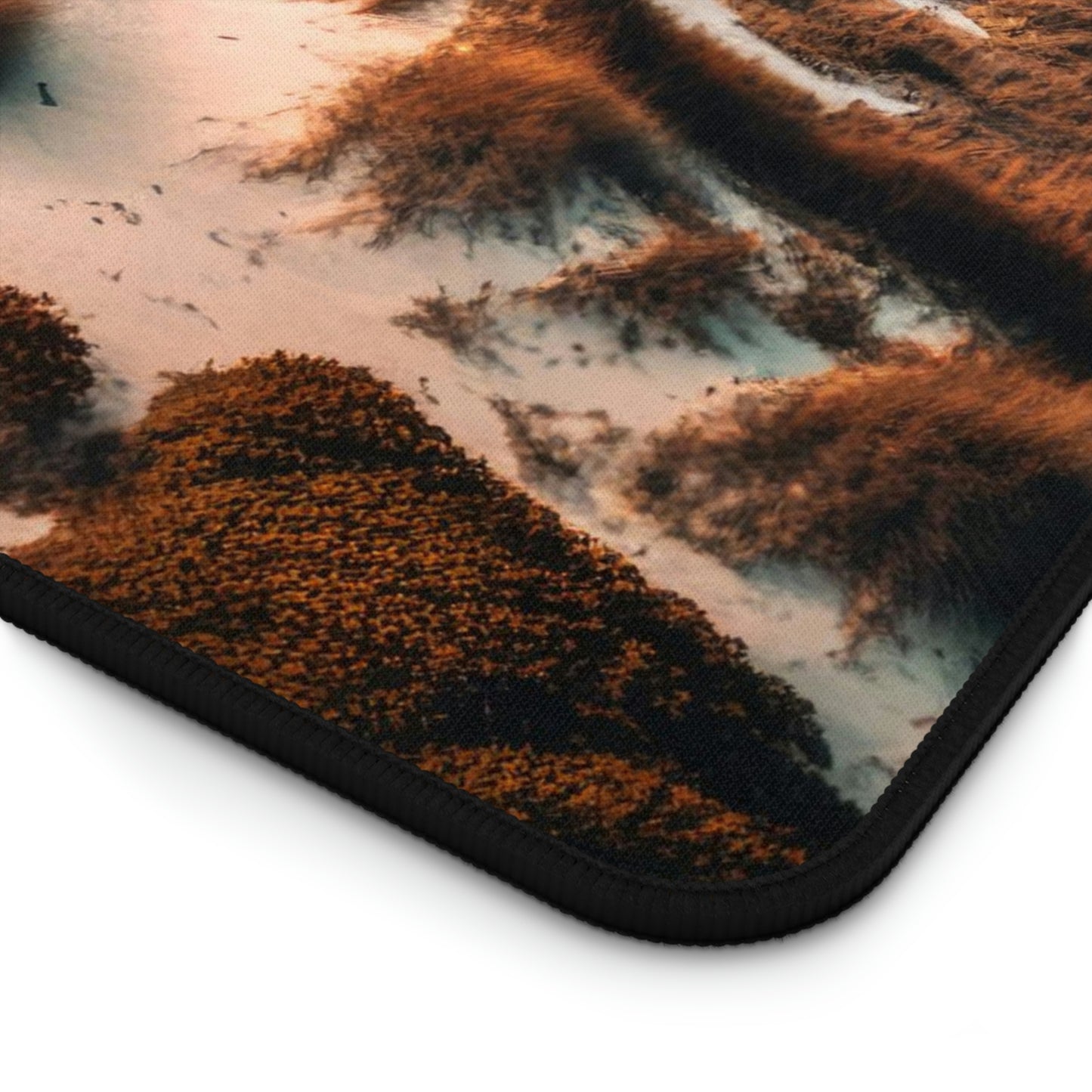 Sand and Surf Beach Bungalow | Desk Mat
