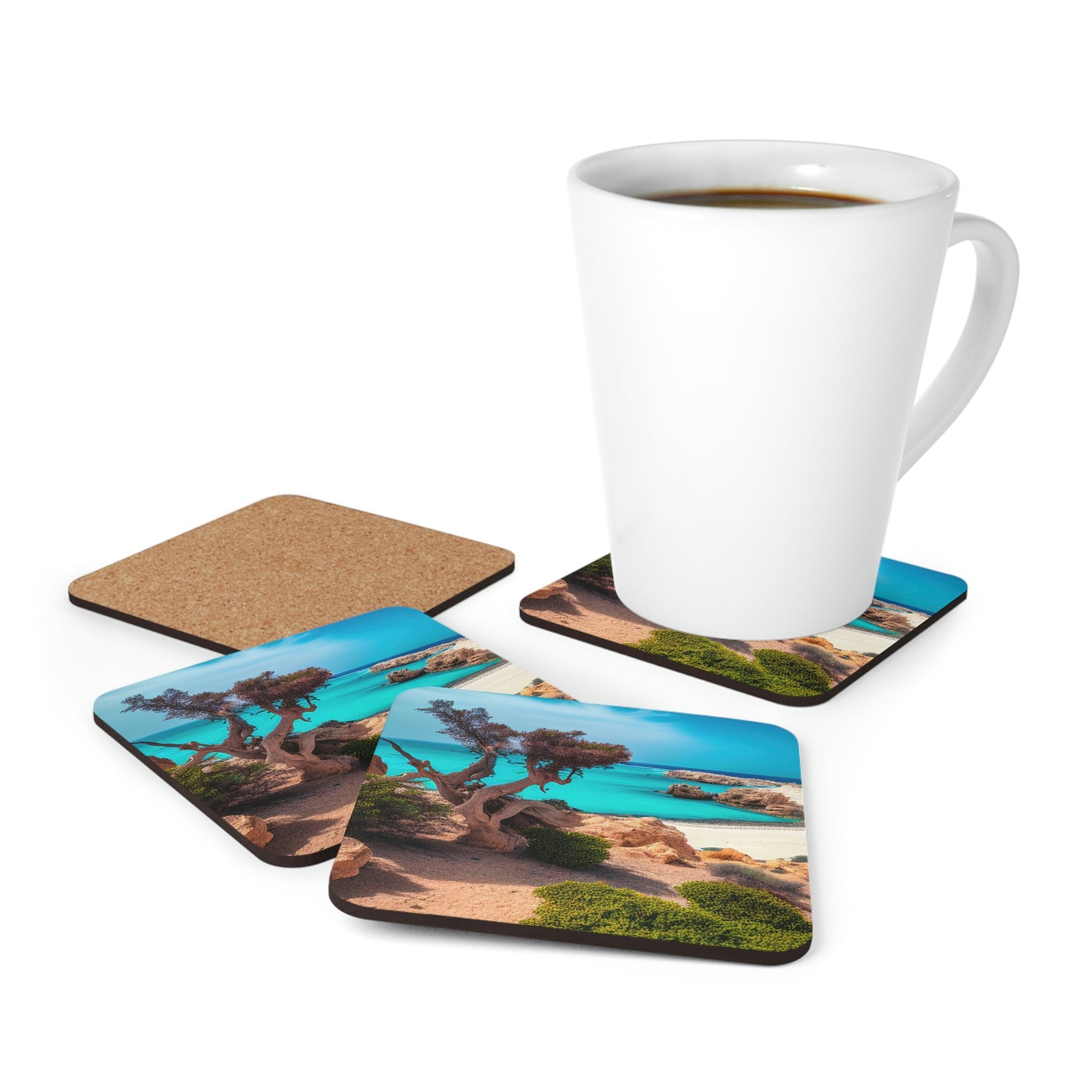 Sunny Seaside Escape | Coaster Set