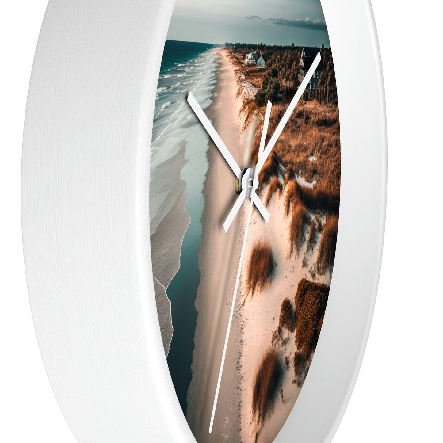 Sand and Surf Beach Bungalow | Wall Clock