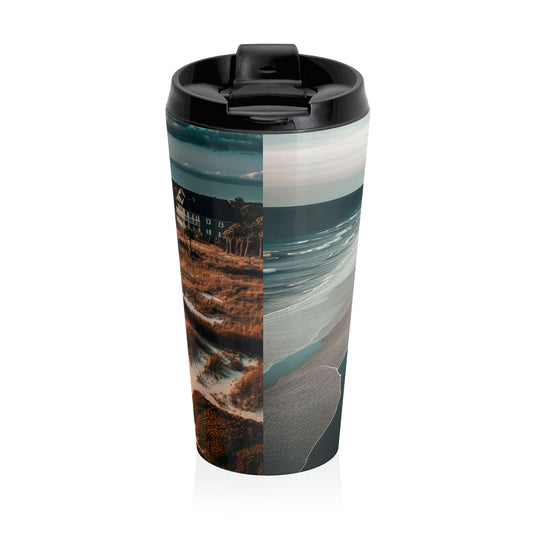 Sand and Surf Beach Bungalow | Stainless Steel Travel Mug