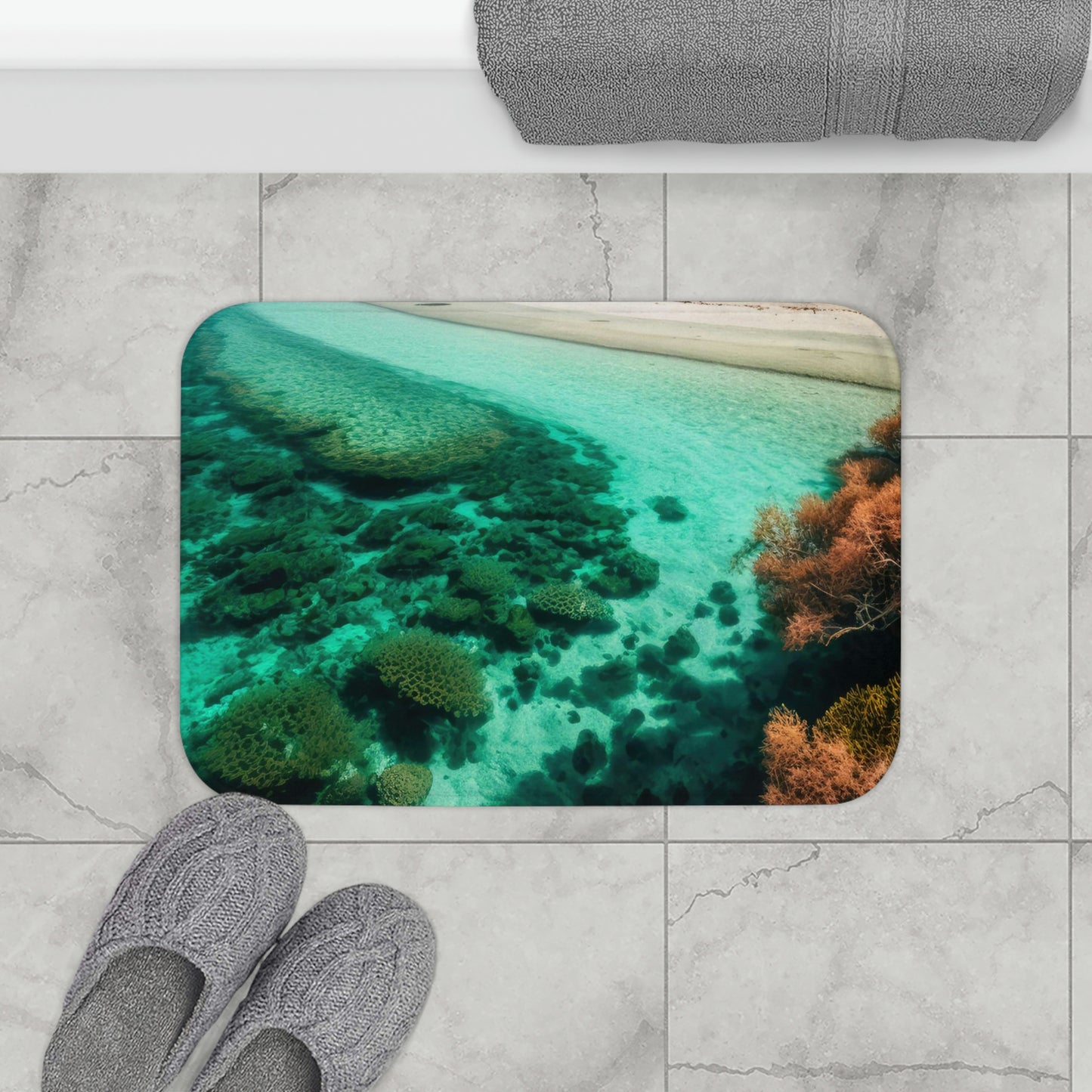 Sandcastle Paradise | Bath Mat